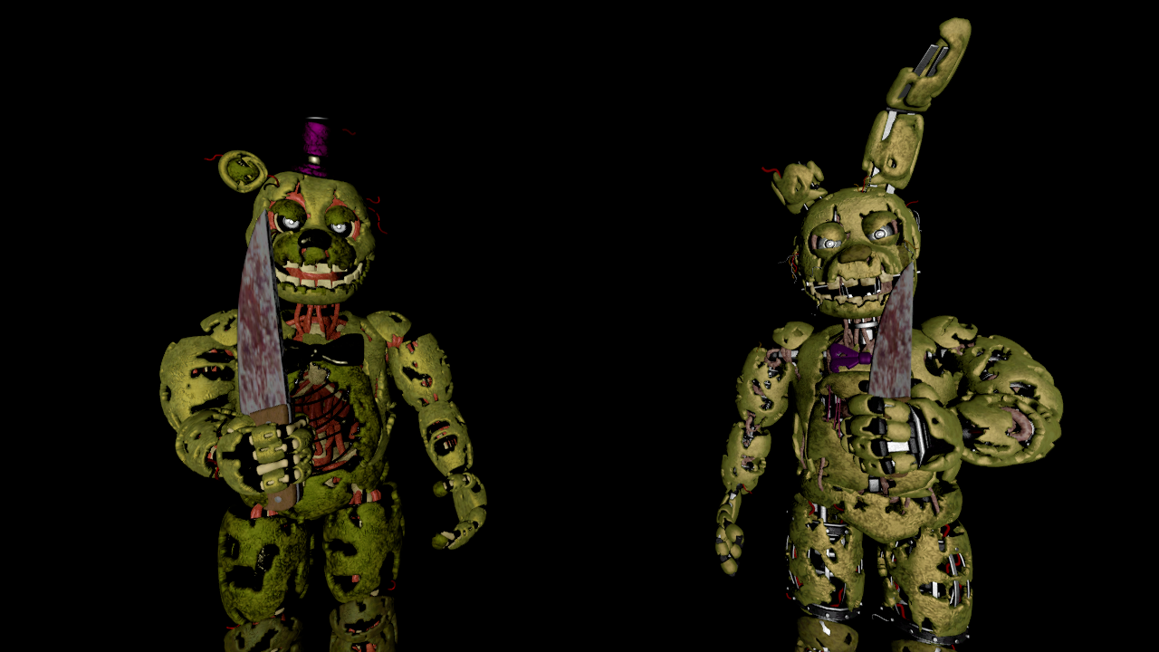 Fmr Springtrap SFM FNAF Fredtrap And Springtrap by mauricio2006 on DeviantArt