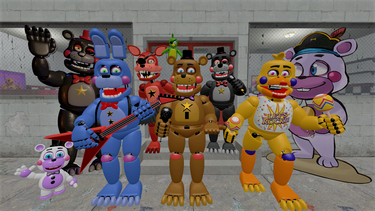 SFM FNAF Fredbear And Friends V5 by mauricio2006 on DeviantArt