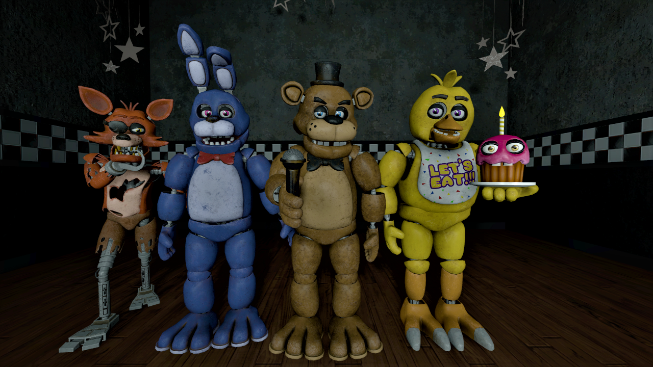 SFM FNAF My Favorites Characters From FNAF HW 1/5 by mauricio2006