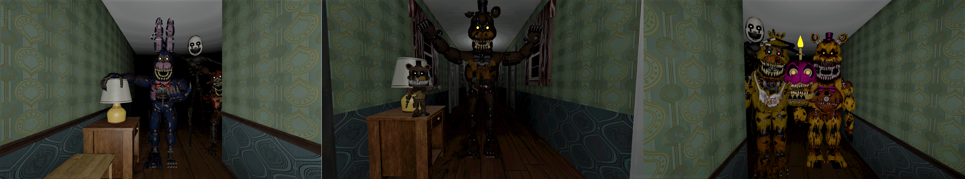 SFM FNAF My Favorites Characters From FNAF HW 1/5 by mauricio2006