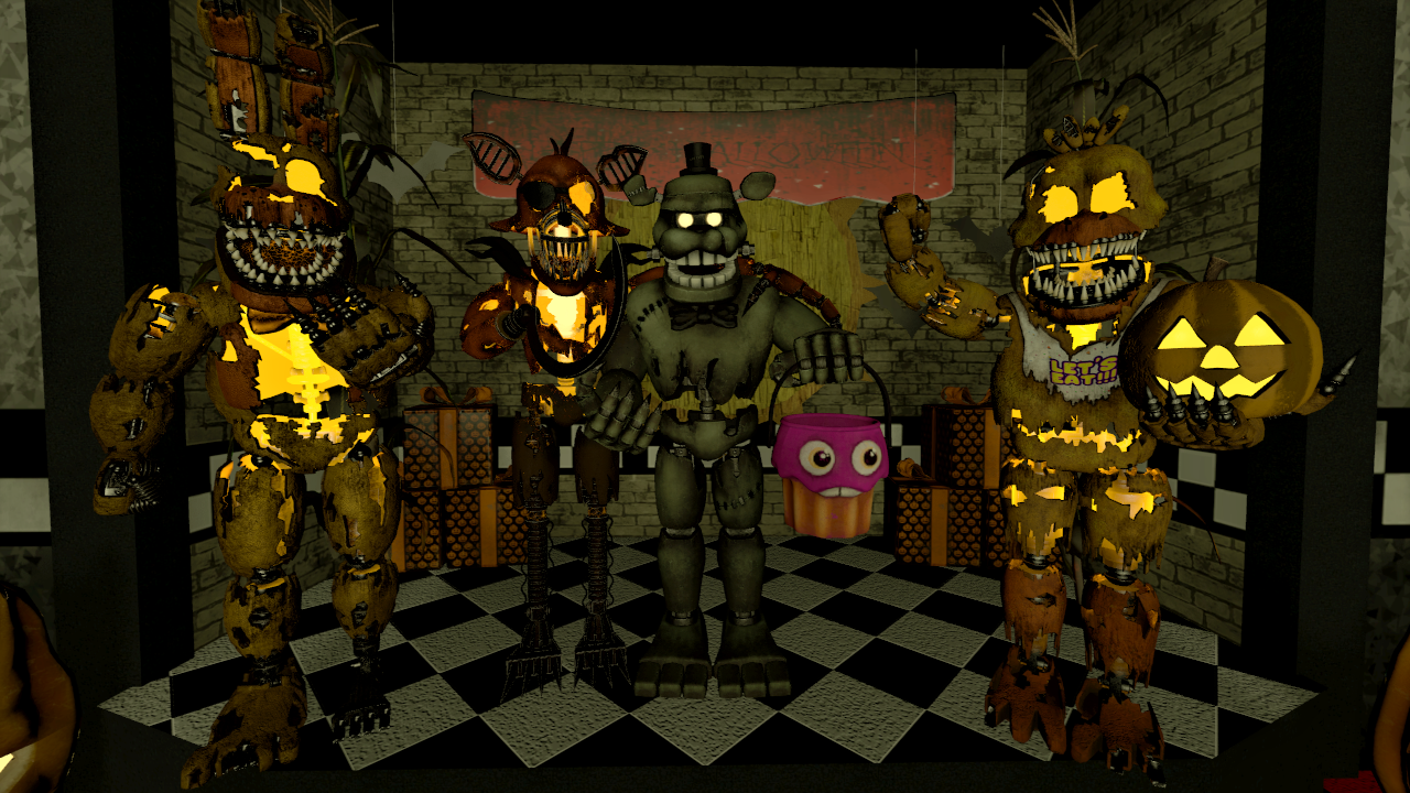 SFM FNAF My Favorites Characters From FNAF HW 1/5 by mauricio2006