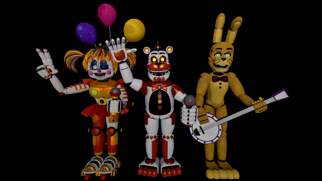 SFM FNAF SB The Glamrock Animatronics V1 by mauricio2006 on DeviantArt