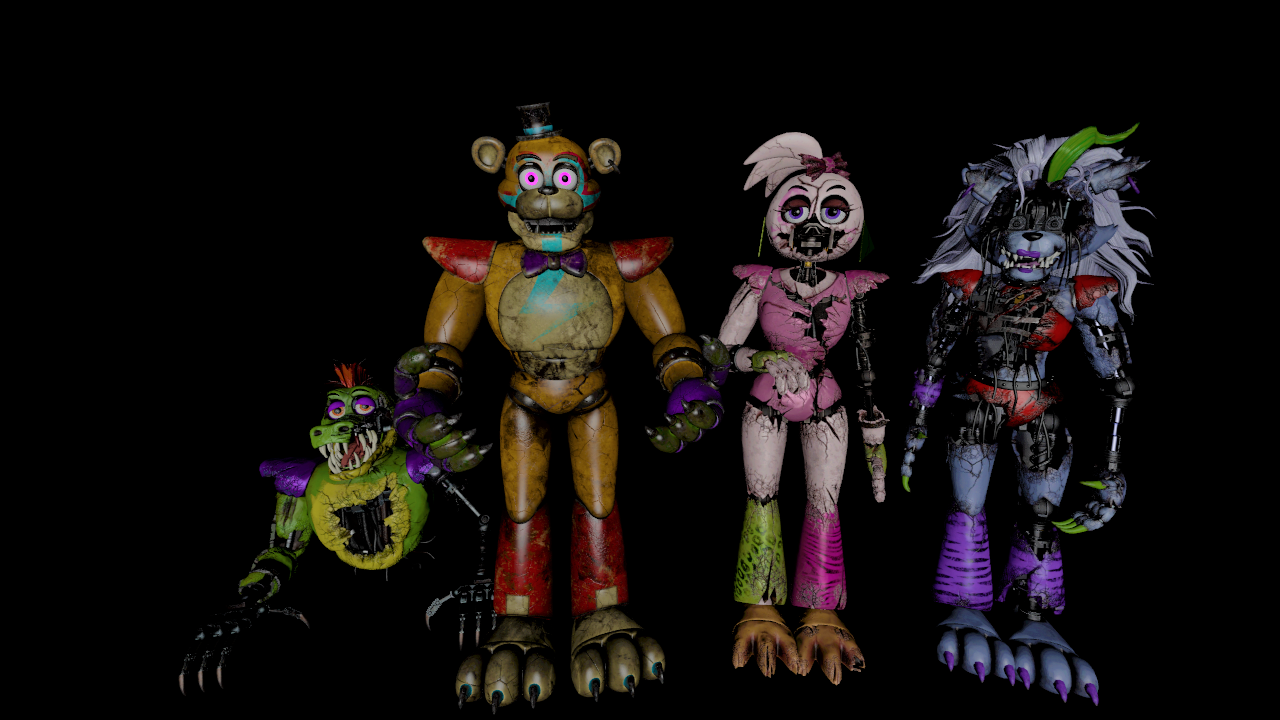 SFM FNAF Fredbear's And Friends Remastered V2 by mauricio2006 on