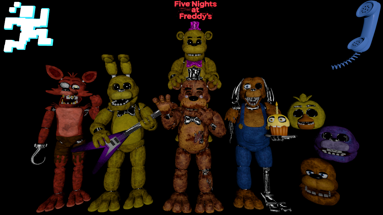 My Favorites Characters Of FNAF 3 V3 by mauricio2006 on DeviantArt