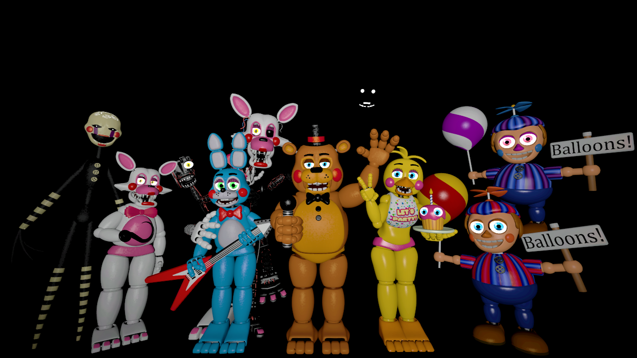 SFM FNAF Fredbear And Friends V5 by mauricio2006 on DeviantArt