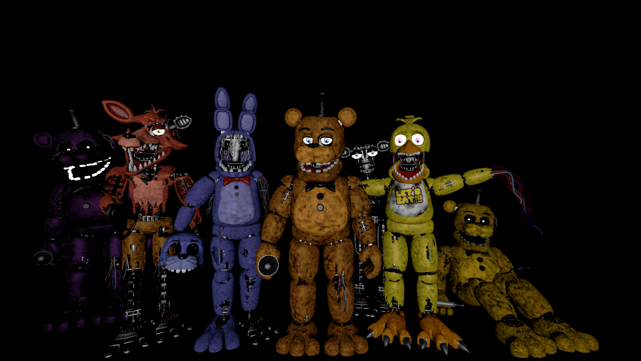 fnaf 2 render by ywuqqqq on DeviantArt