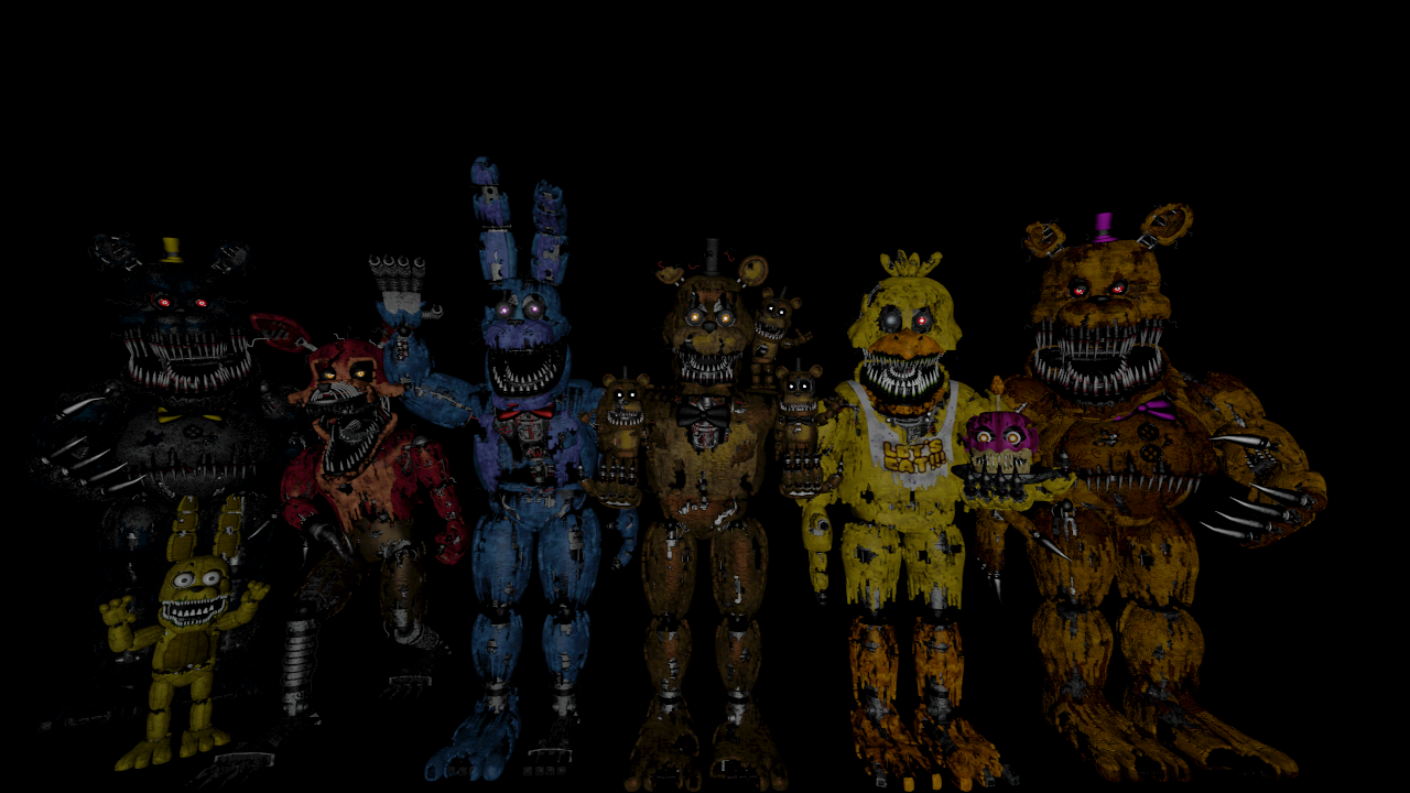 SFM FNAF Fredbear's And Friends Remastered V2 by mauricio2006 on