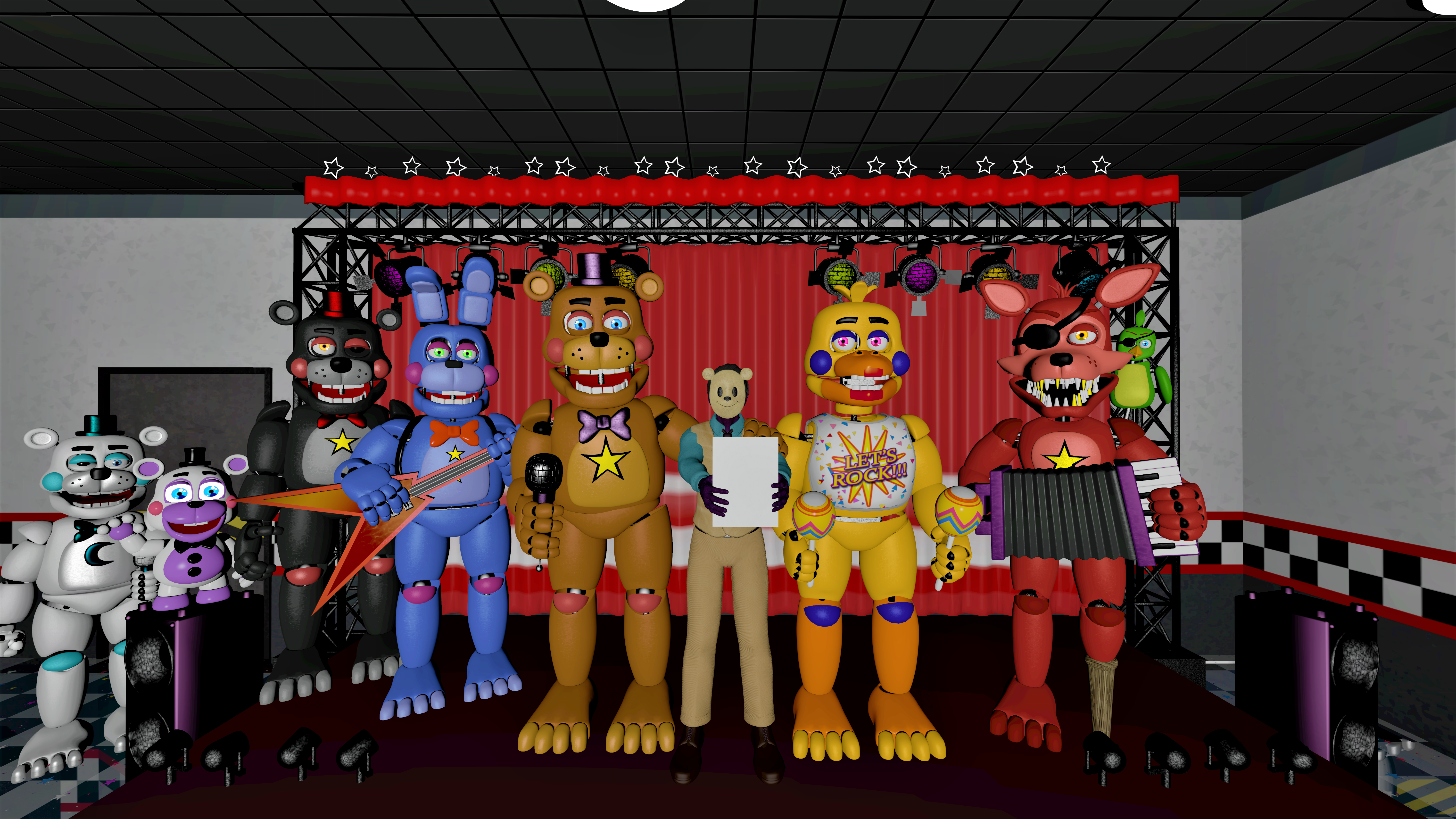 SFM Welcome To Freddy's Fazbear Pizza Place V2 by mauricio2006 on DeviantArt