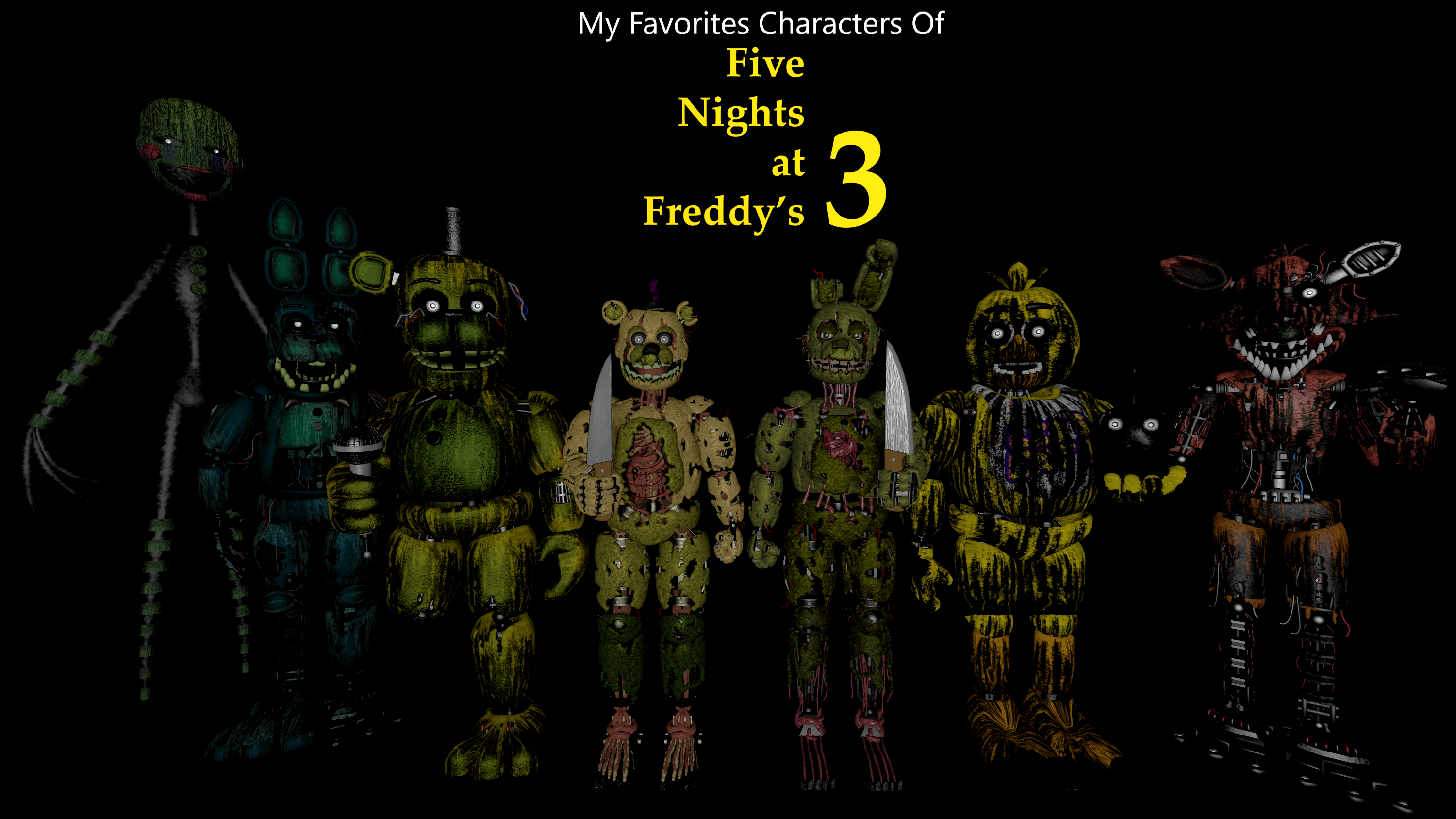 FNaF 3 Generations V2 [SPEEDART] by witheredfnaf on DeviantArt