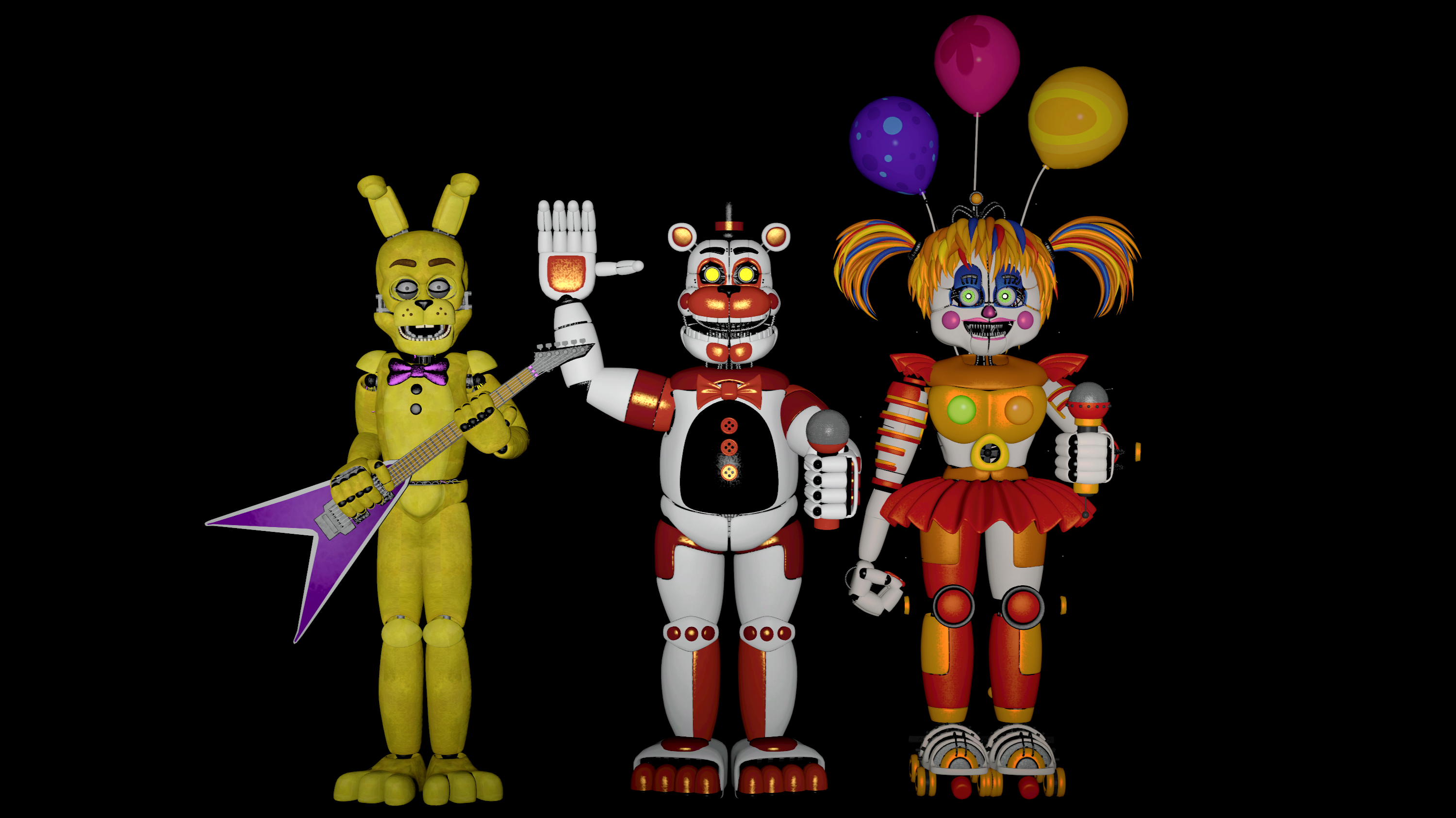 SFM FNAF My Favorites Characters Of FNAF 6/8 by mauricio2006 on DeviantArt