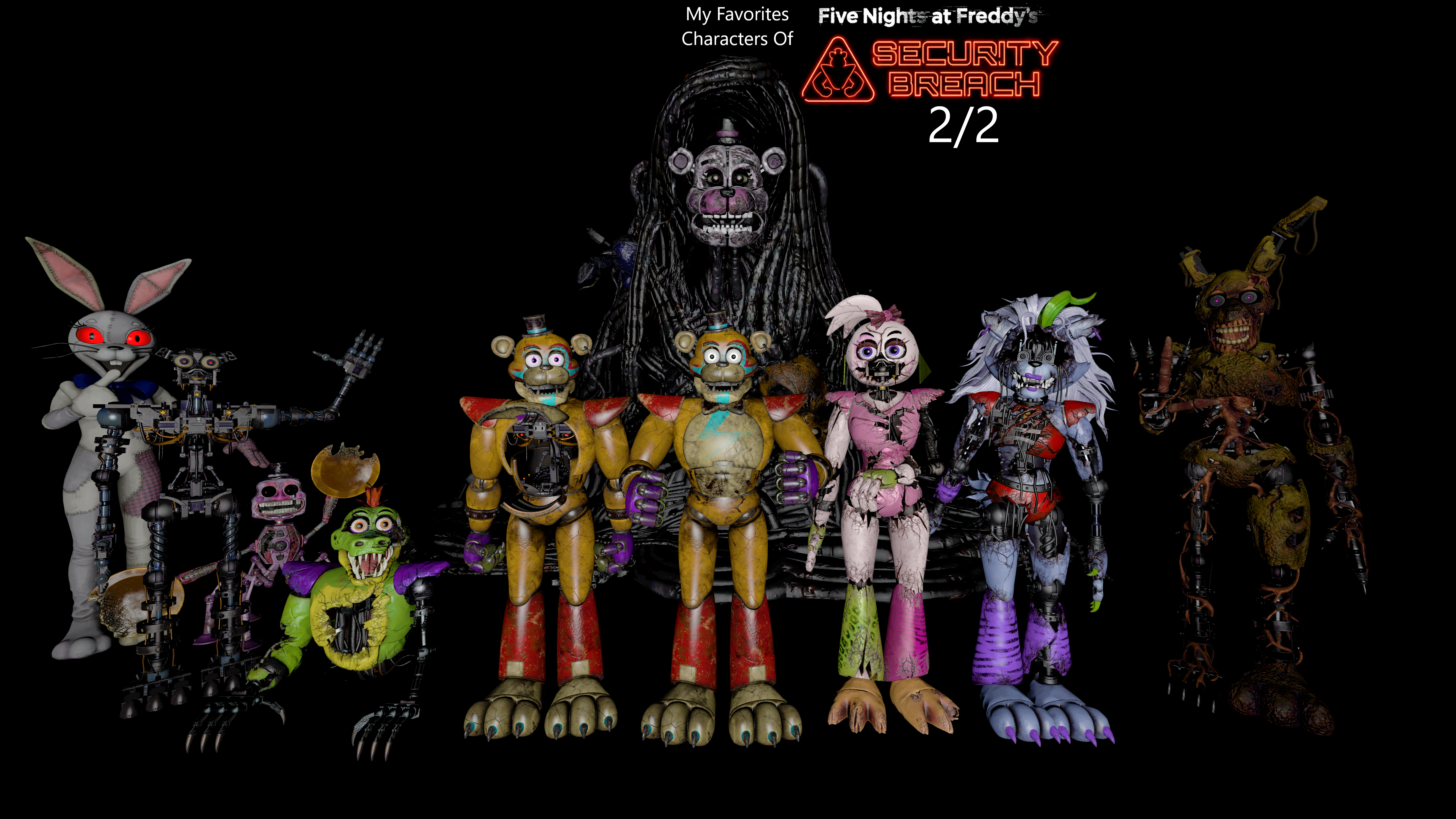 My Favorites Characters Of FNAF SB V1 1/2 by mauricio2006 on DeviantArt