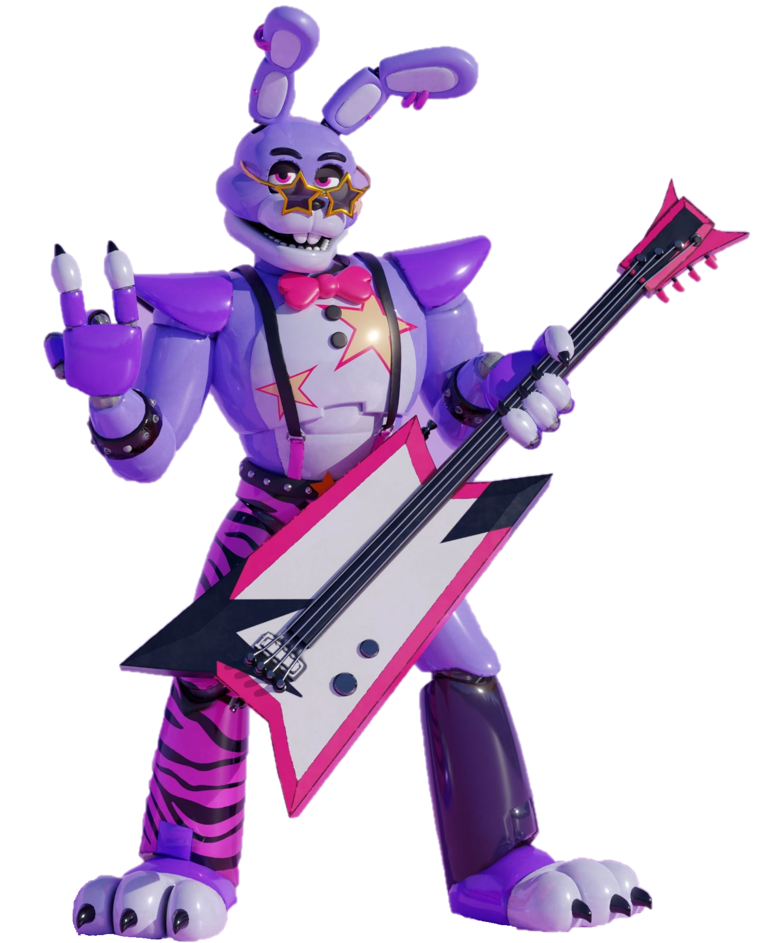 Blank Glamrock Bonnie PNG Pack by Tooflless on DeviantArt