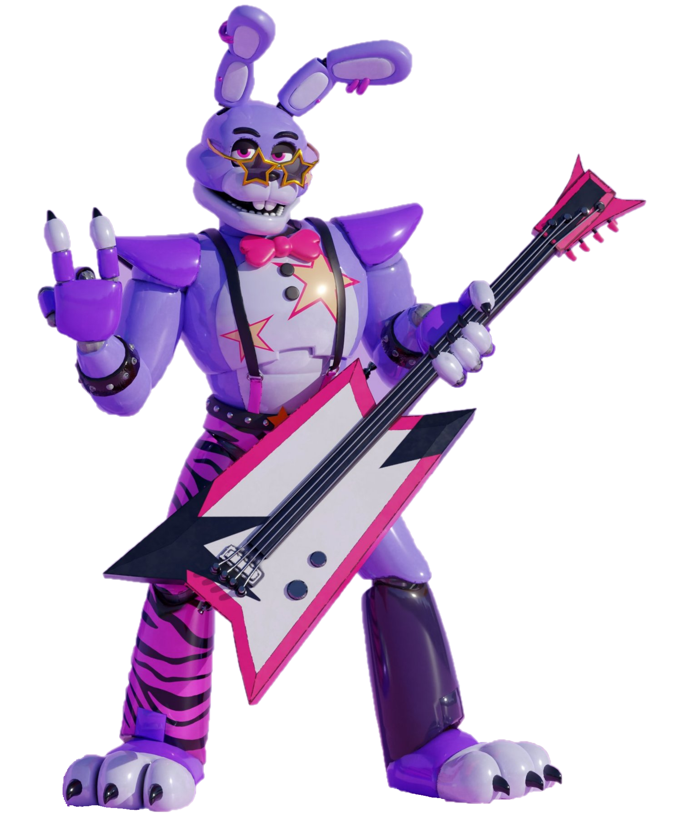 FNAF Security Breach Glamrock Bonnie Full Body V6 by mauricio2006 on  DeviantArt