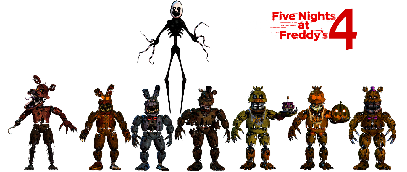 My Favorites Characters Of FNAF 4 by mauricio2006 on DeviantArt