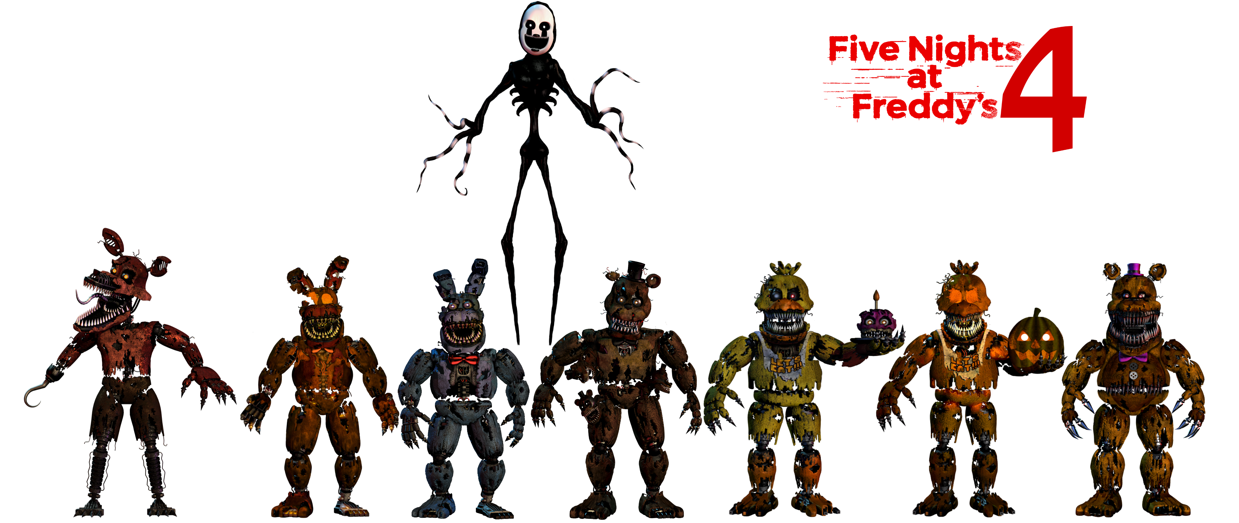 Which FNAF 4 animatronic are you?