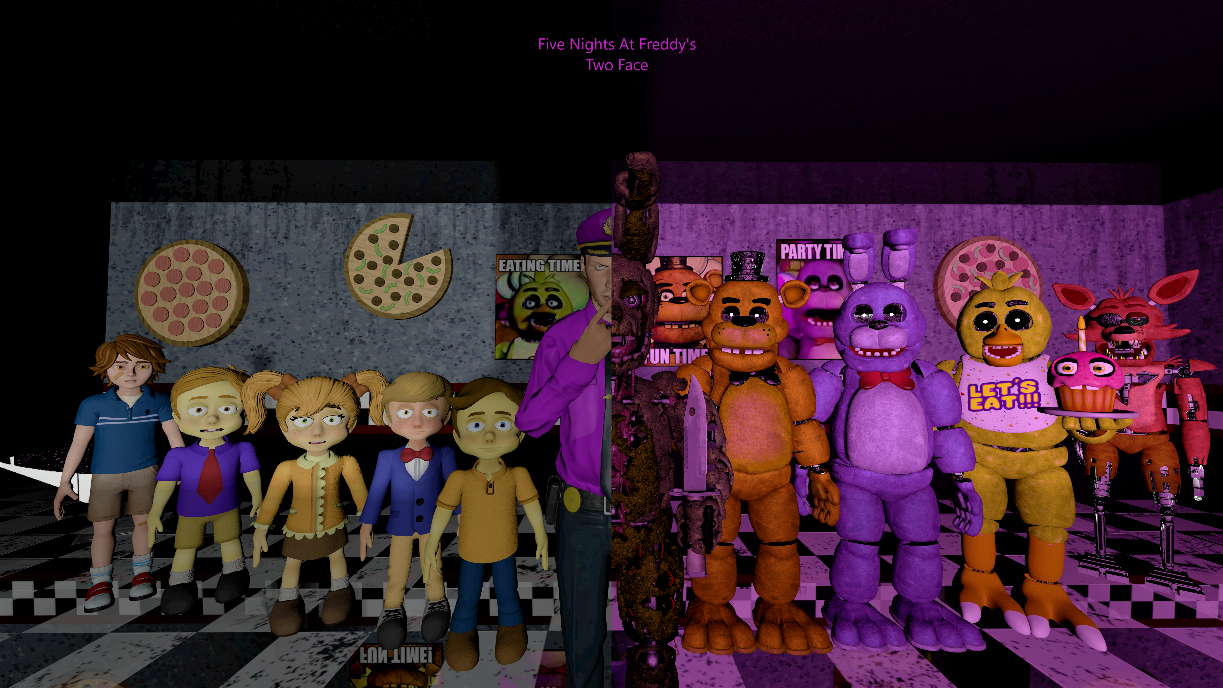 My Favorites Characters Of FNAF 1 V3 by mauricio2006 on DeviantArt