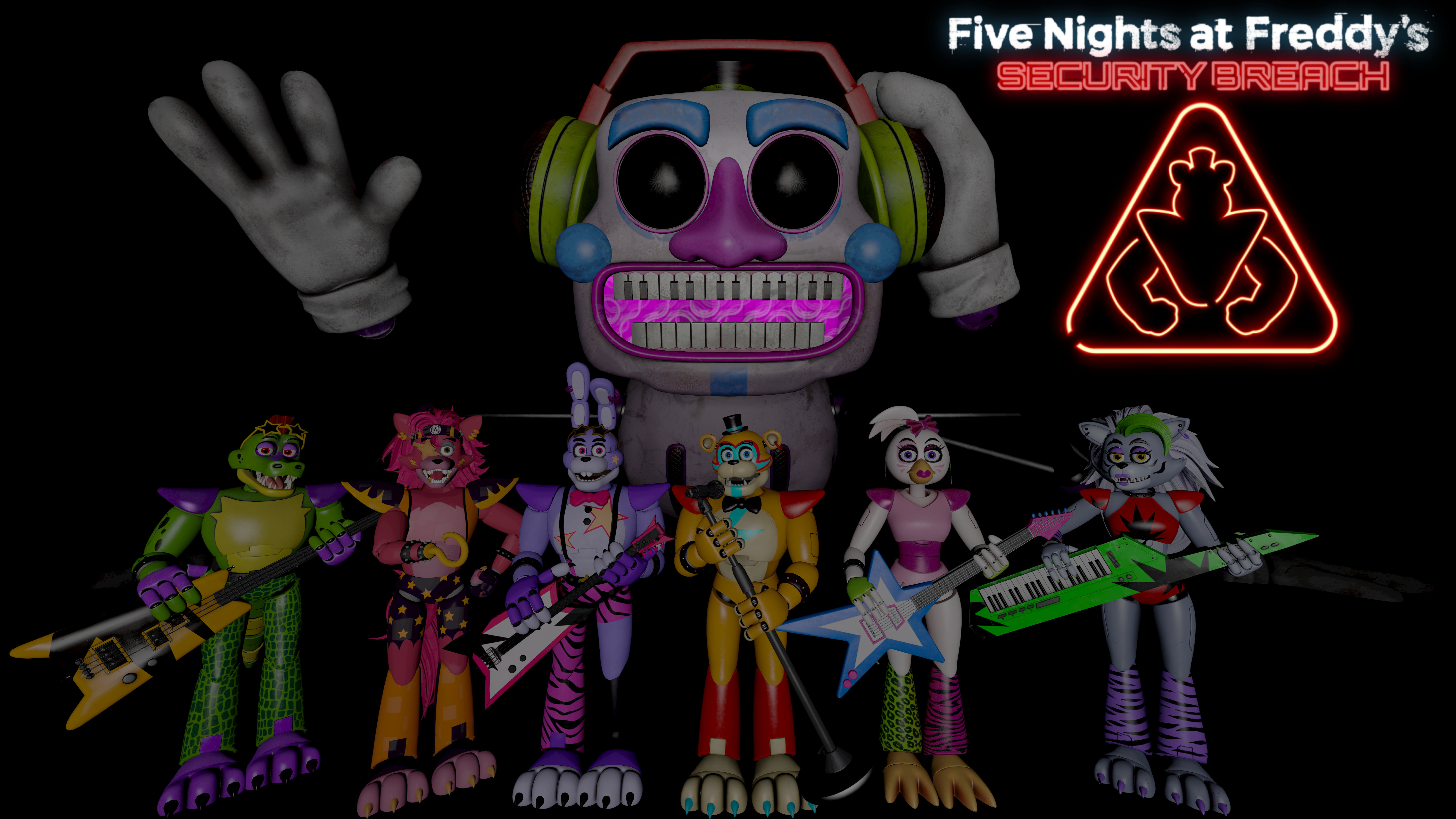 Stylized FNaF3 Animatronics= (V6) by Theyseemerollan on DeviantArt