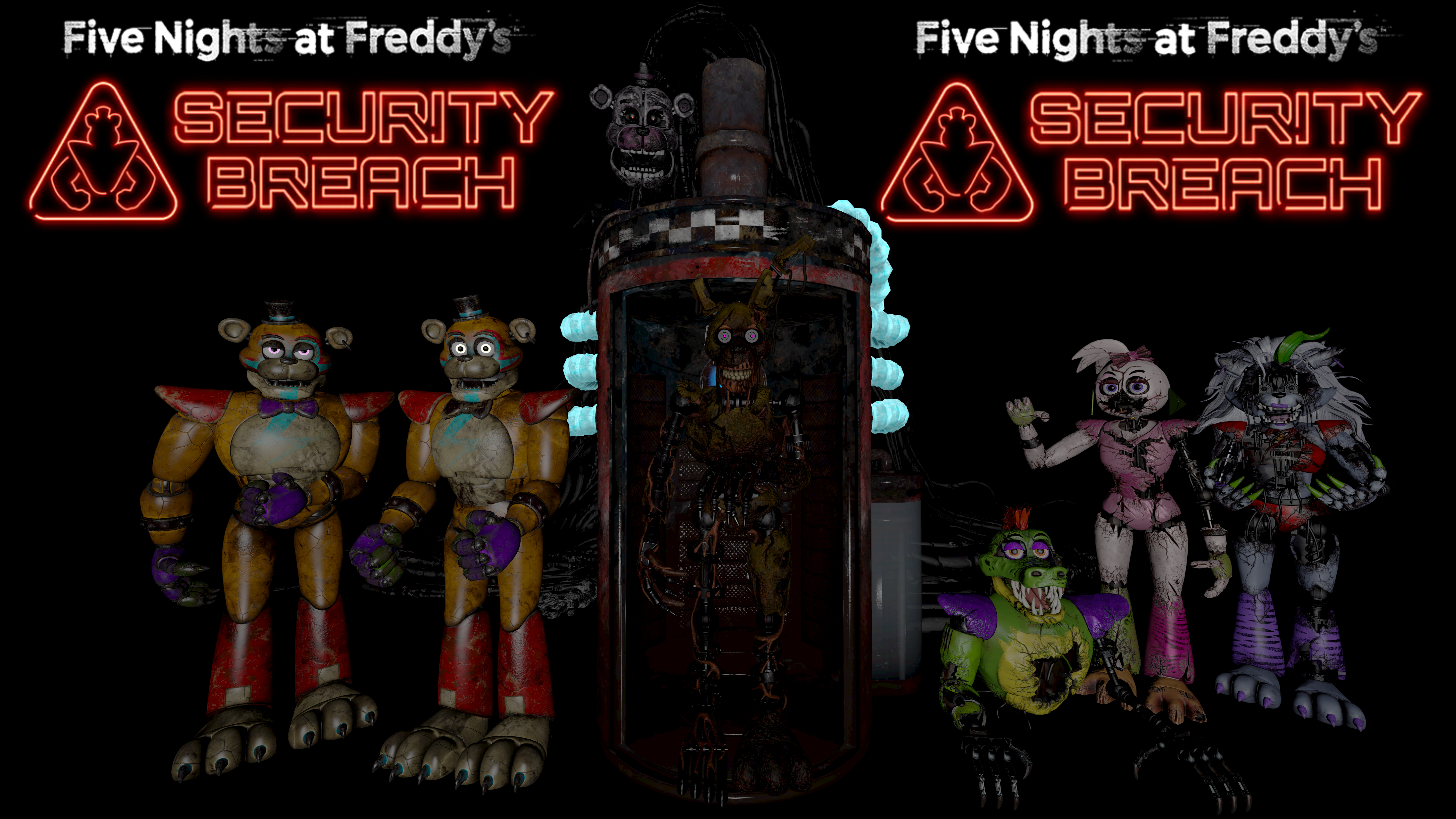 SFM FNAF SB The Glamrock Animatronics V4 by mauricio2006 on DeviantArt