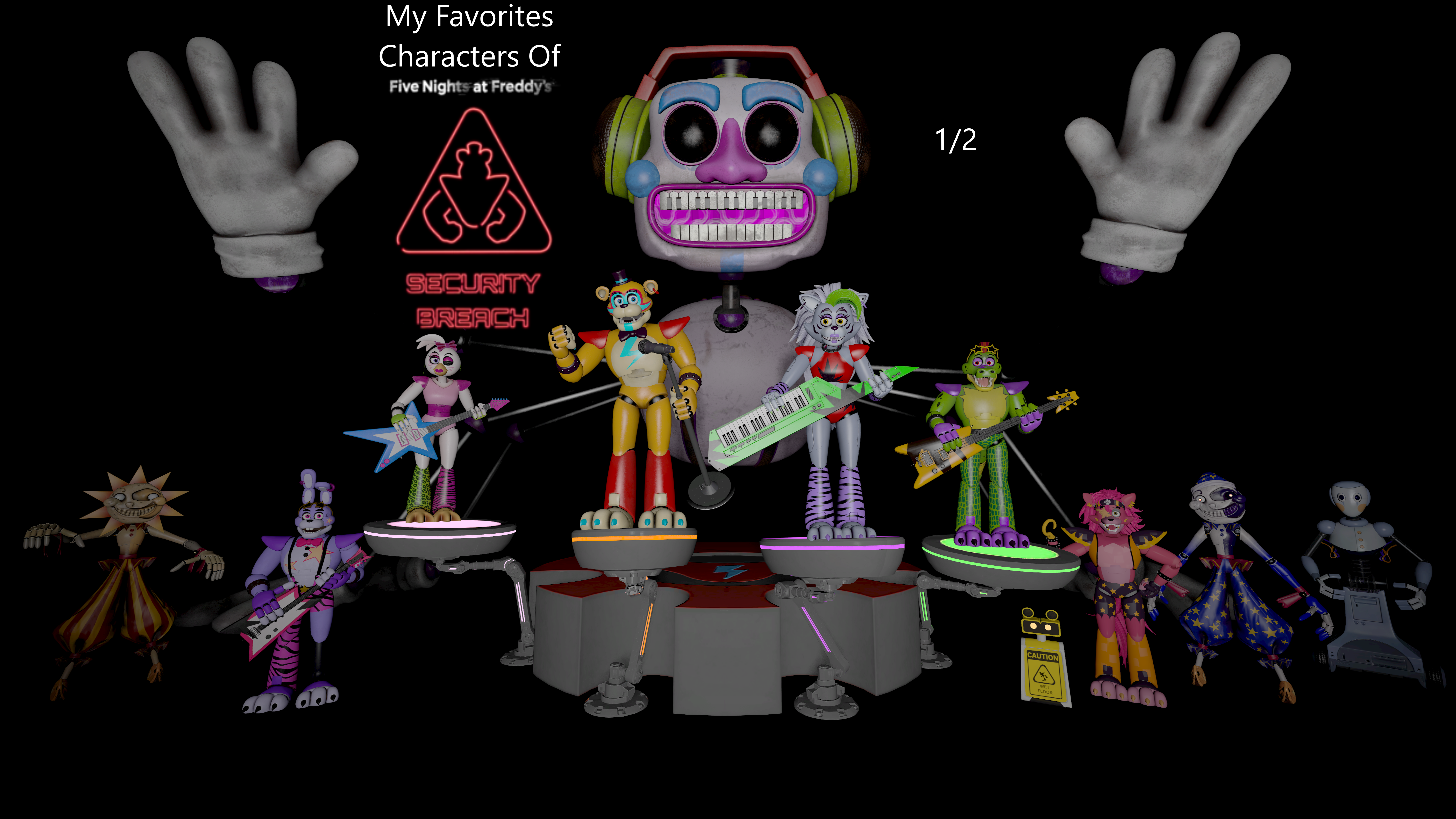 My Favorites Characters Of FNAF 3 V3 by mauricio2006 on DeviantArt