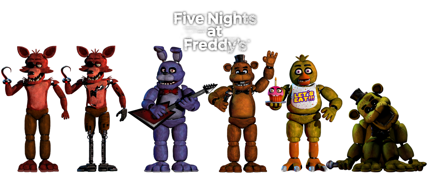 My FNaF characters in RH (Pt. 1)