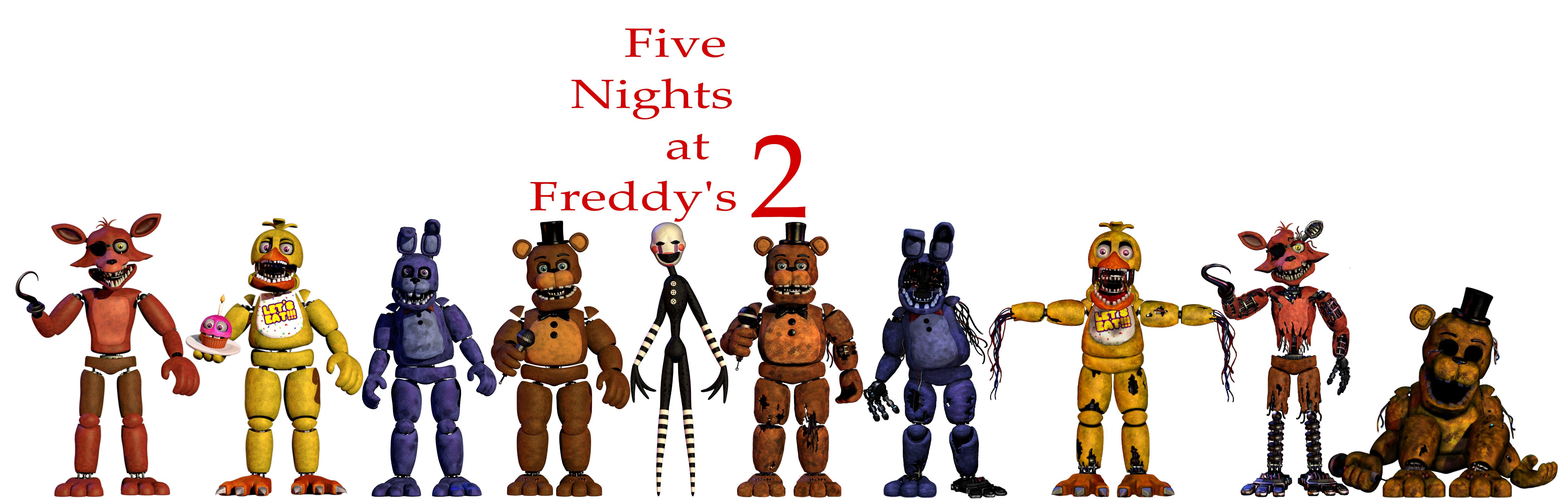 Five Nights at Freddy's 2 – All Characters