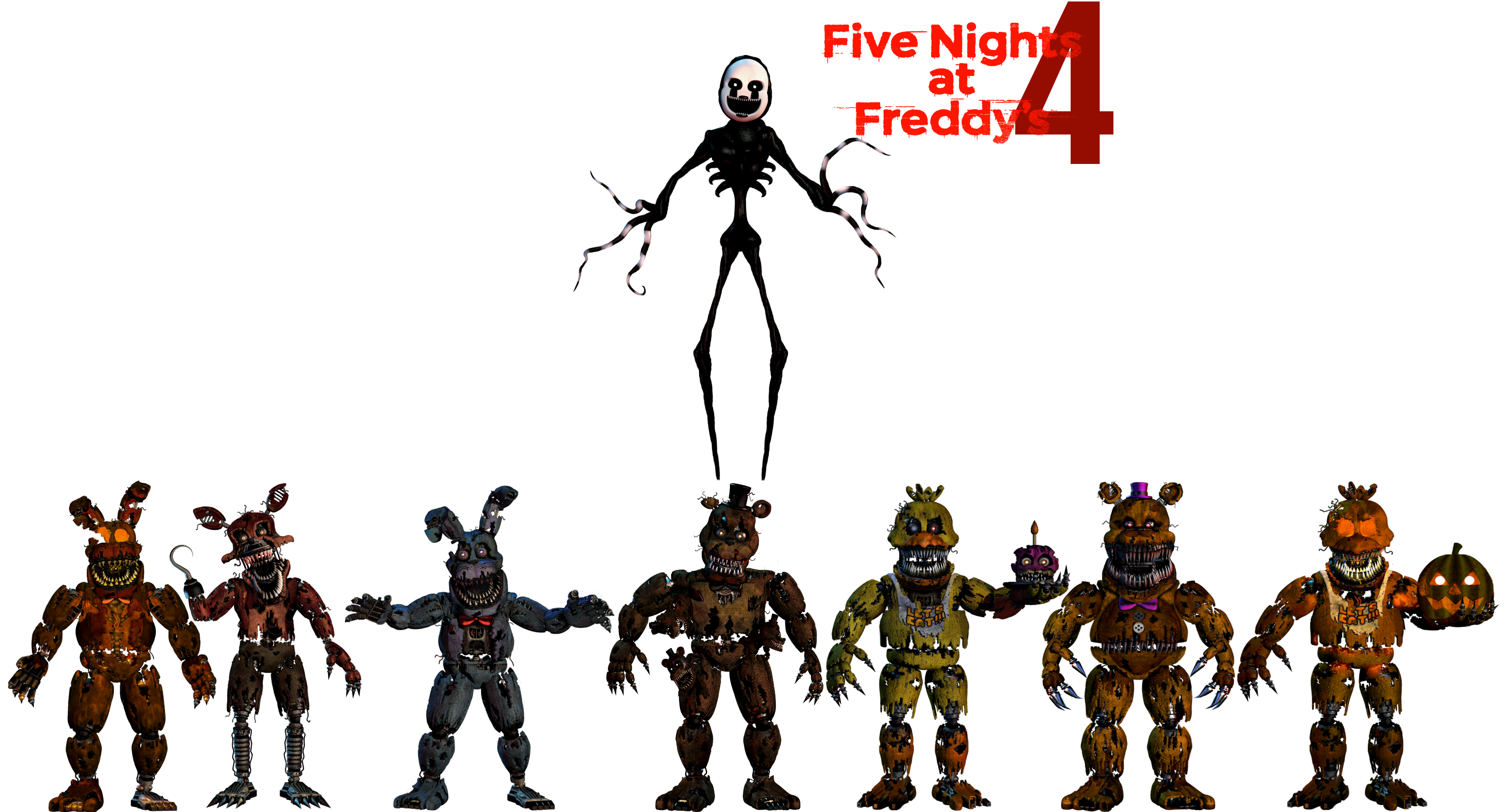 My Favorites Characters Of FNAF SB V1 1/2 by mauricio2006 on DeviantArt