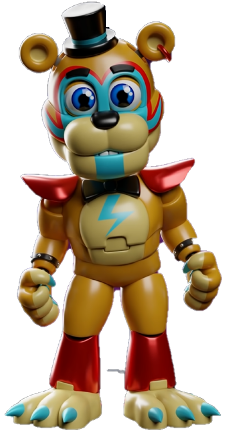 FNAF SB Adventure Glamrock Freddy Full Body by mauricio2006 on DeviantArt