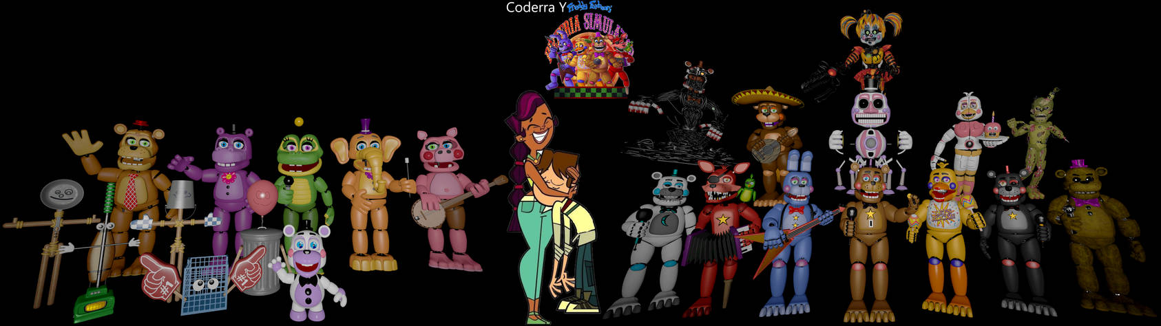 SFM Coderra Y FNAF 6 Pizzeria Simulator by mauricio2006 on DeviantArt