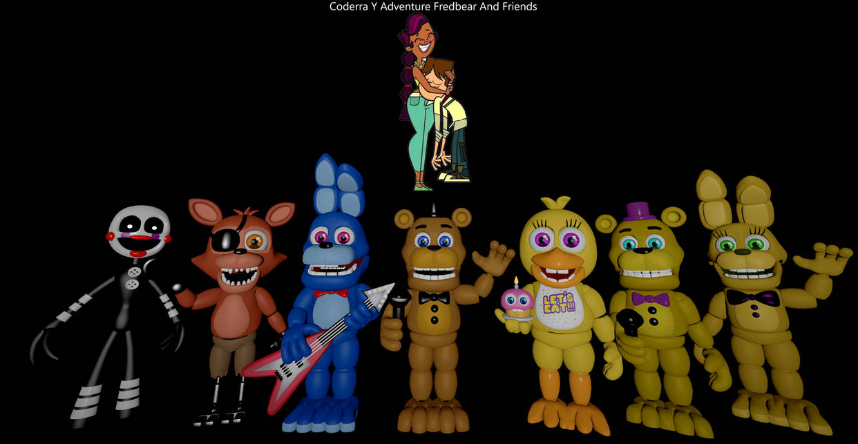 SFM Coderra Y Adventure Fredbear And Friends by mauricio2006 on DeviantArt