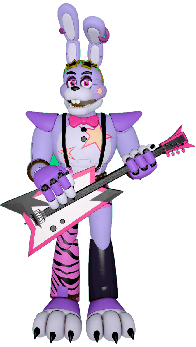 FNAF Security Breach Glamrock Bonnie Full Body V5 By Mauricio2006 On fnaf-security-breach-glamrock-bonnie-full-body-v5-by-mauricio2006-on