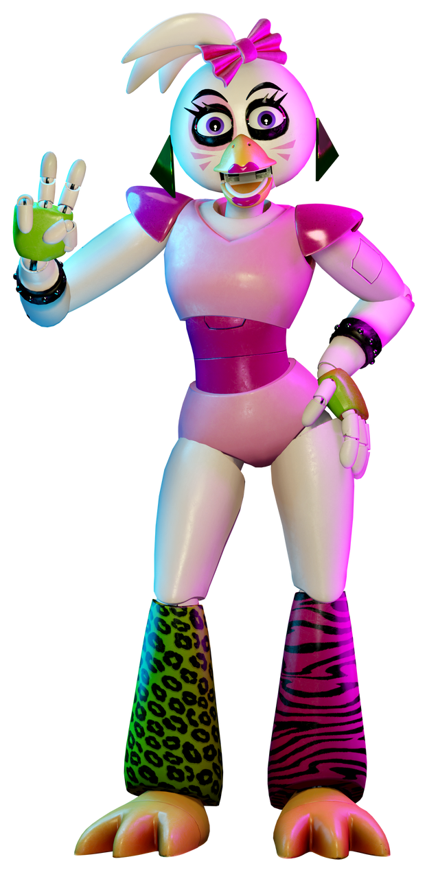 FNAF Security Breach Glamrock Chica Full Body New by mauricio2006 on ...