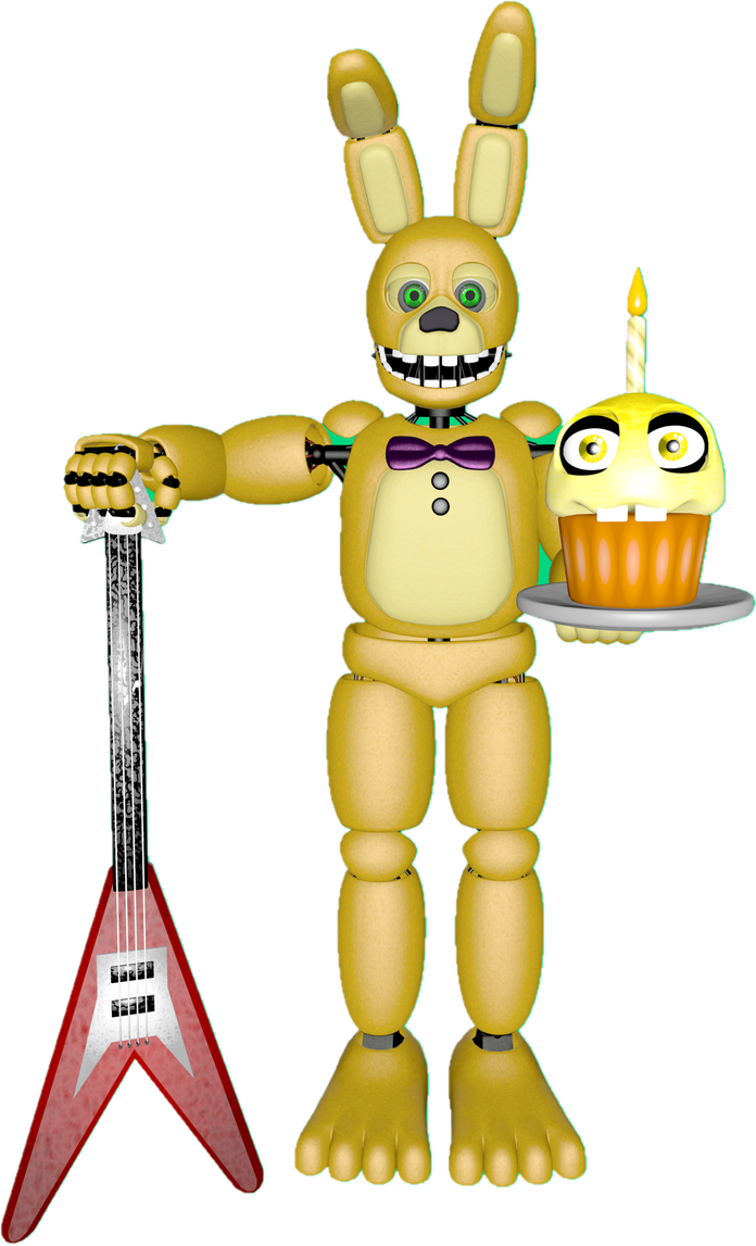 FNAF Springbonnie Full Body PNG by mauricio2006 on DeviantArt