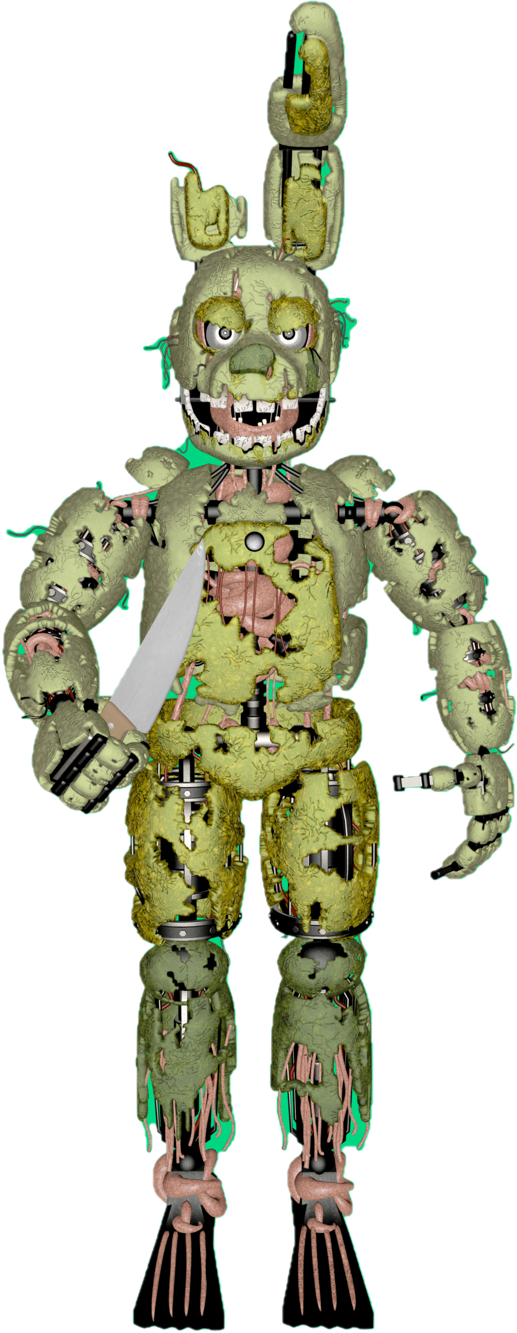 FNAF Springtrap Full Body PNG by mauricio2006 on DeviantArt