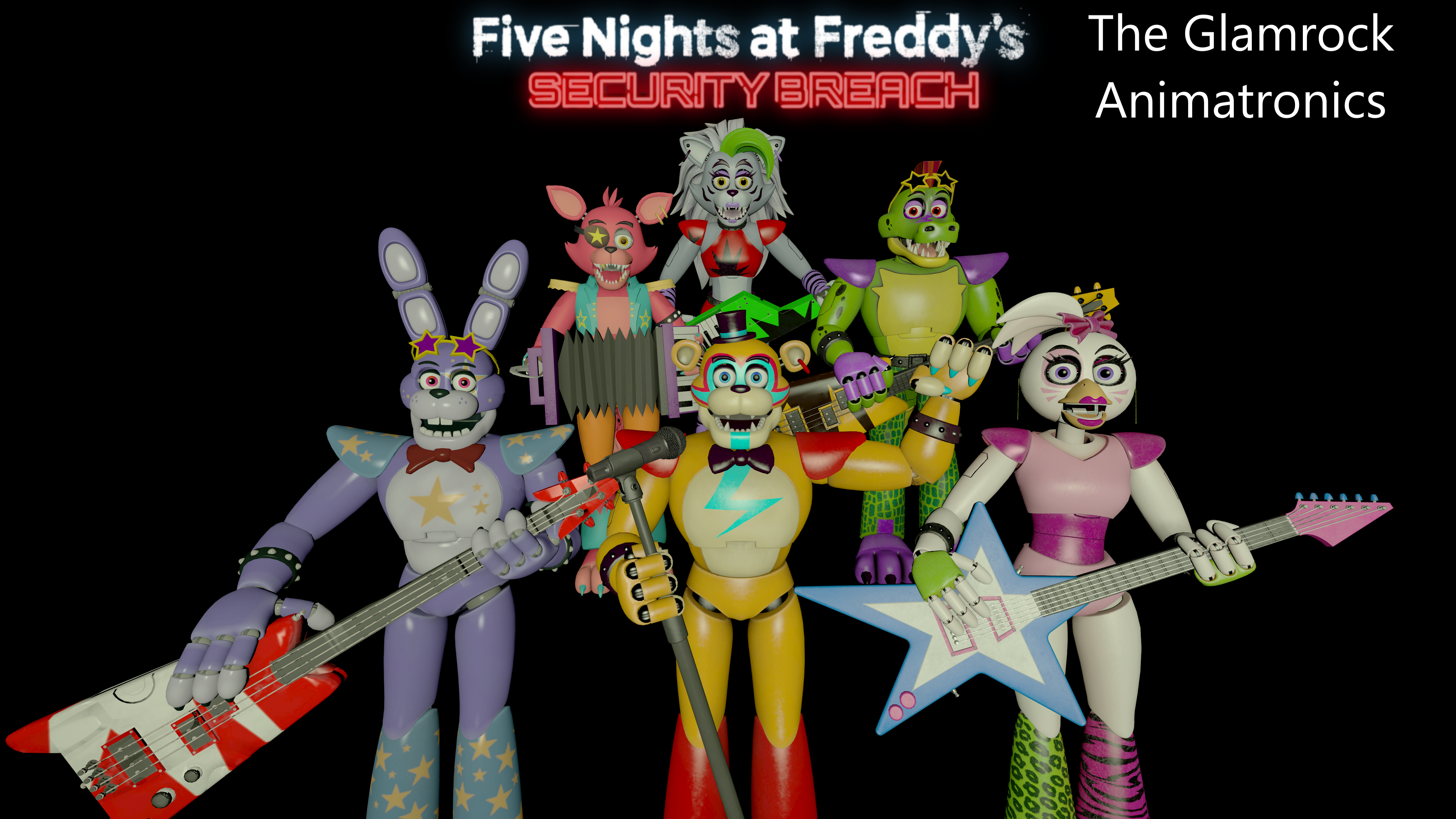 SFM FNAF My Favorites Characters Of FNAF 7/8 V3 by mauricio2006 on