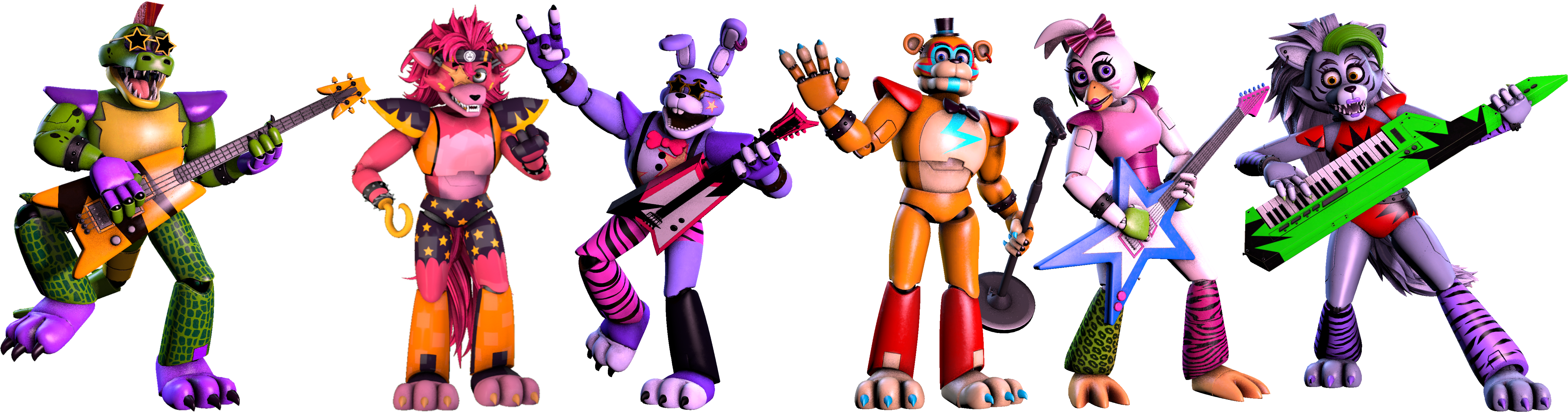 My Favorites Characters Of FNAF SB V1 1/2 by mauricio2006 on DeviantArt