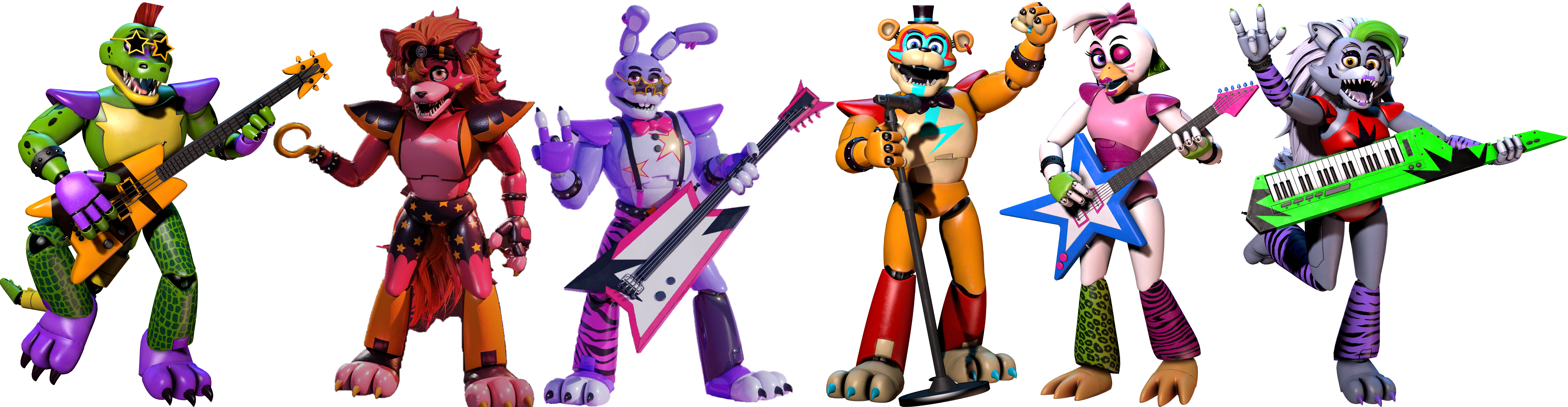 FNAF SB The Glamrock Animatronics Instruments V3 by mauricio2006 on  DeviantArt