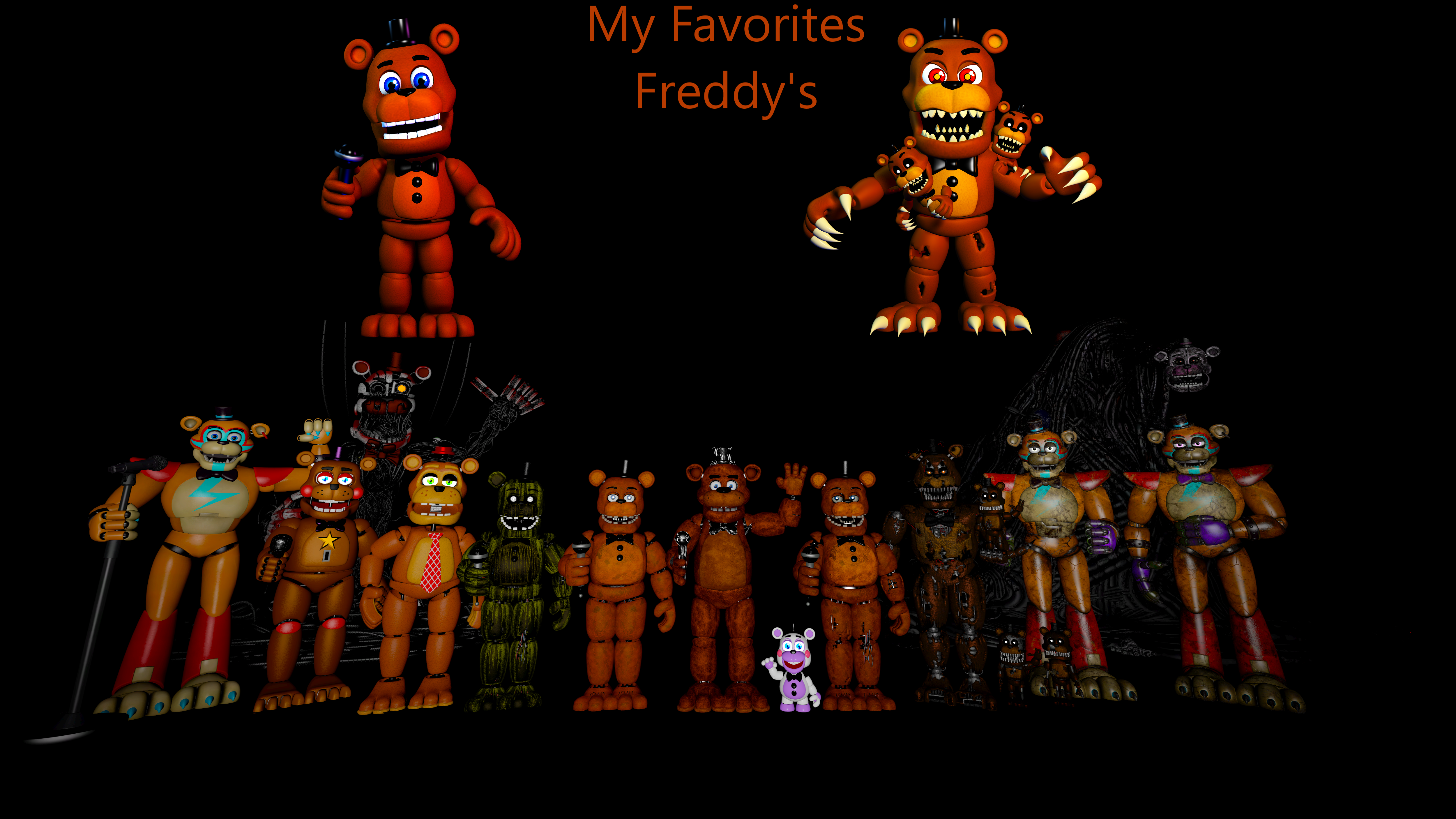 SFM FNAF My Favorites Characters Of FNAF 6/8 by mauricio2006 on DeviantArt