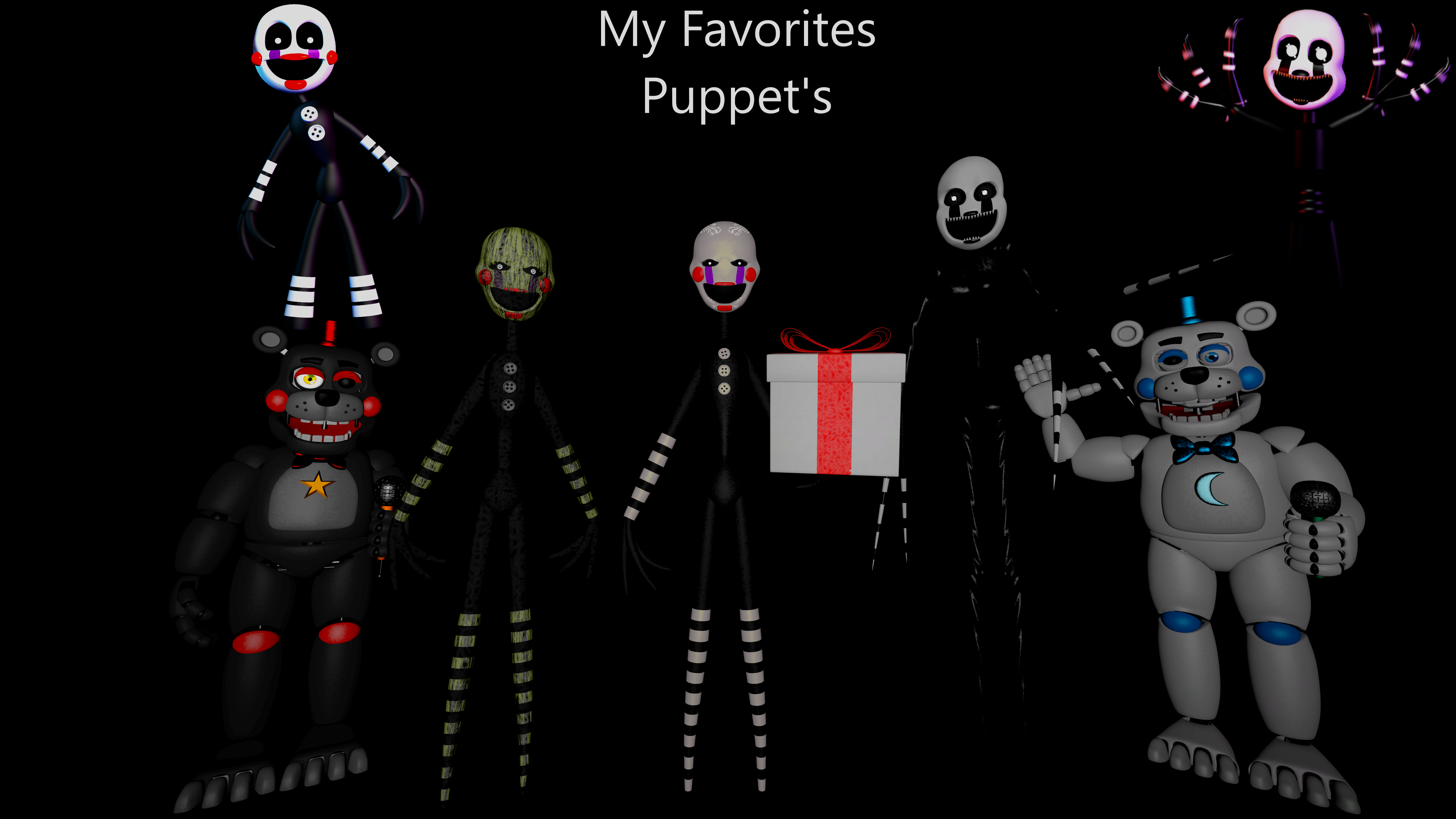 SFM FNAF My Favorites Characters Of FNAF 5/8 by mauricio2006 on