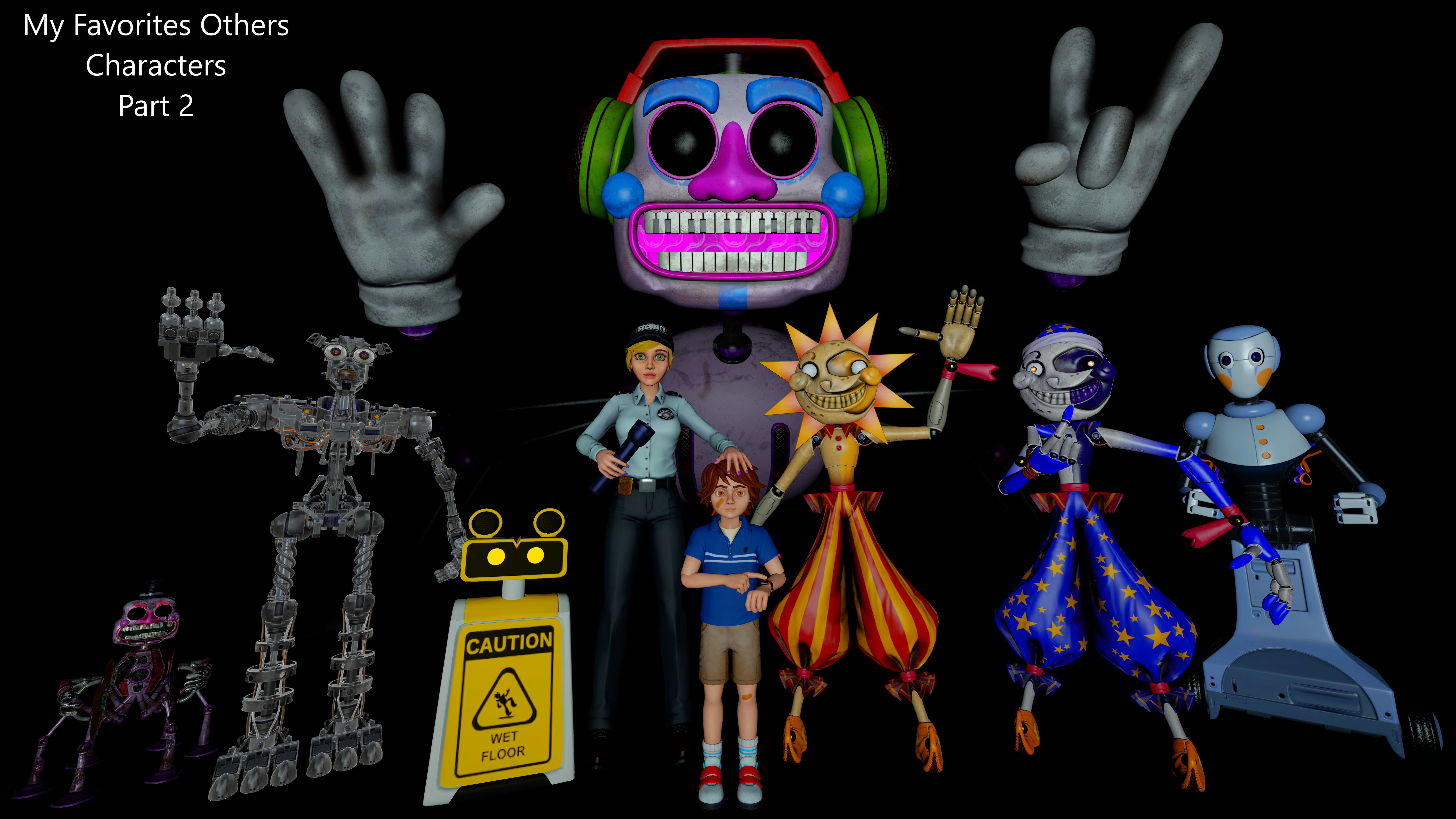 My Favorites Characters Of FNAF 1 V3 by mauricio2006 on DeviantArt