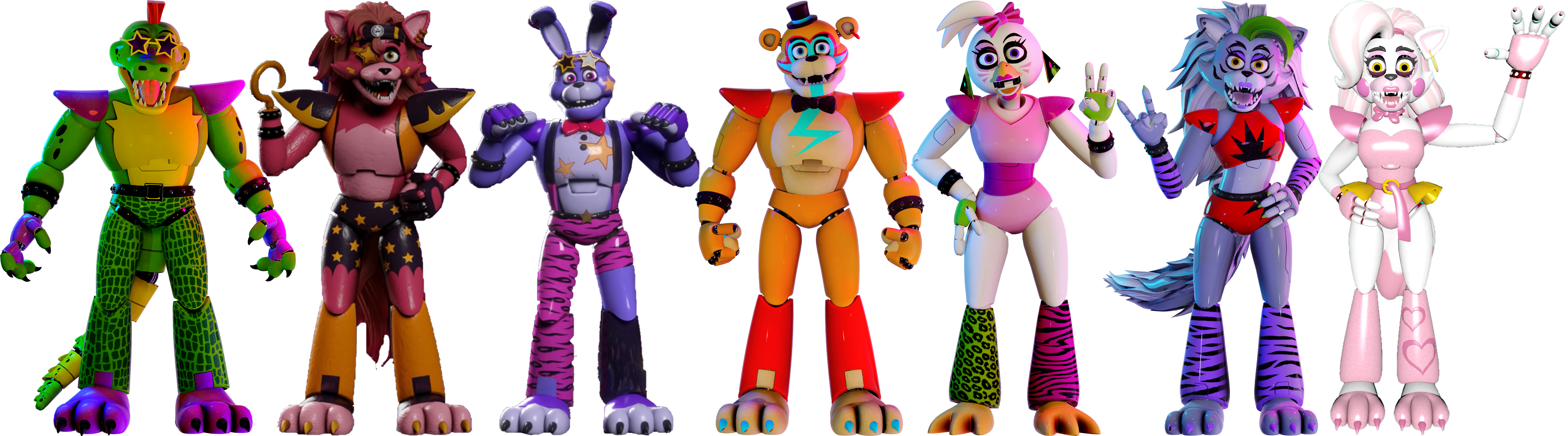 SFM FNAF SB The Reject Glamrock Animatronics by mauricio2006 on DeviantArt