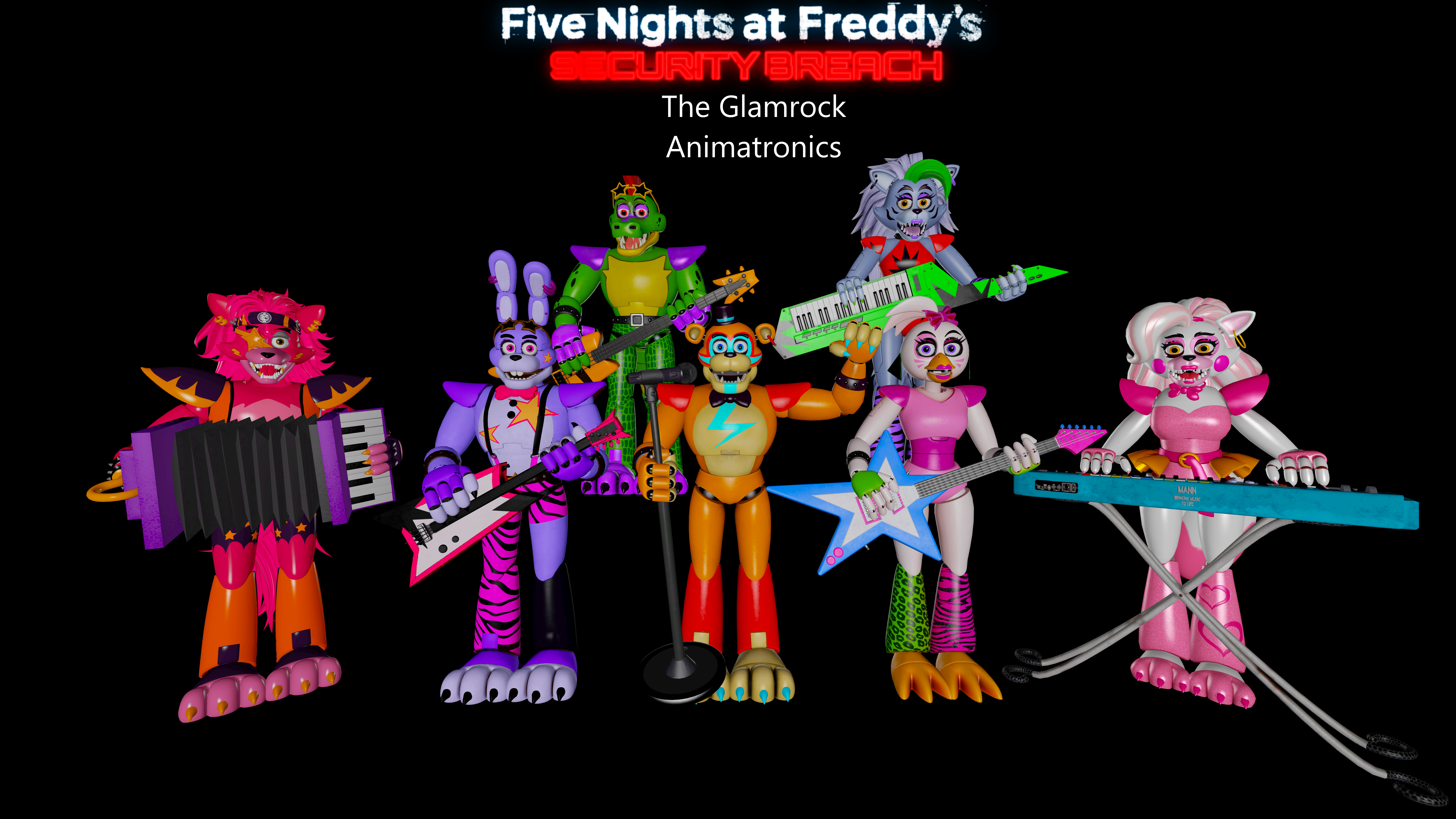 My Favorites Characters Of FNAF 3 V3 by mauricio2006 on DeviantArt