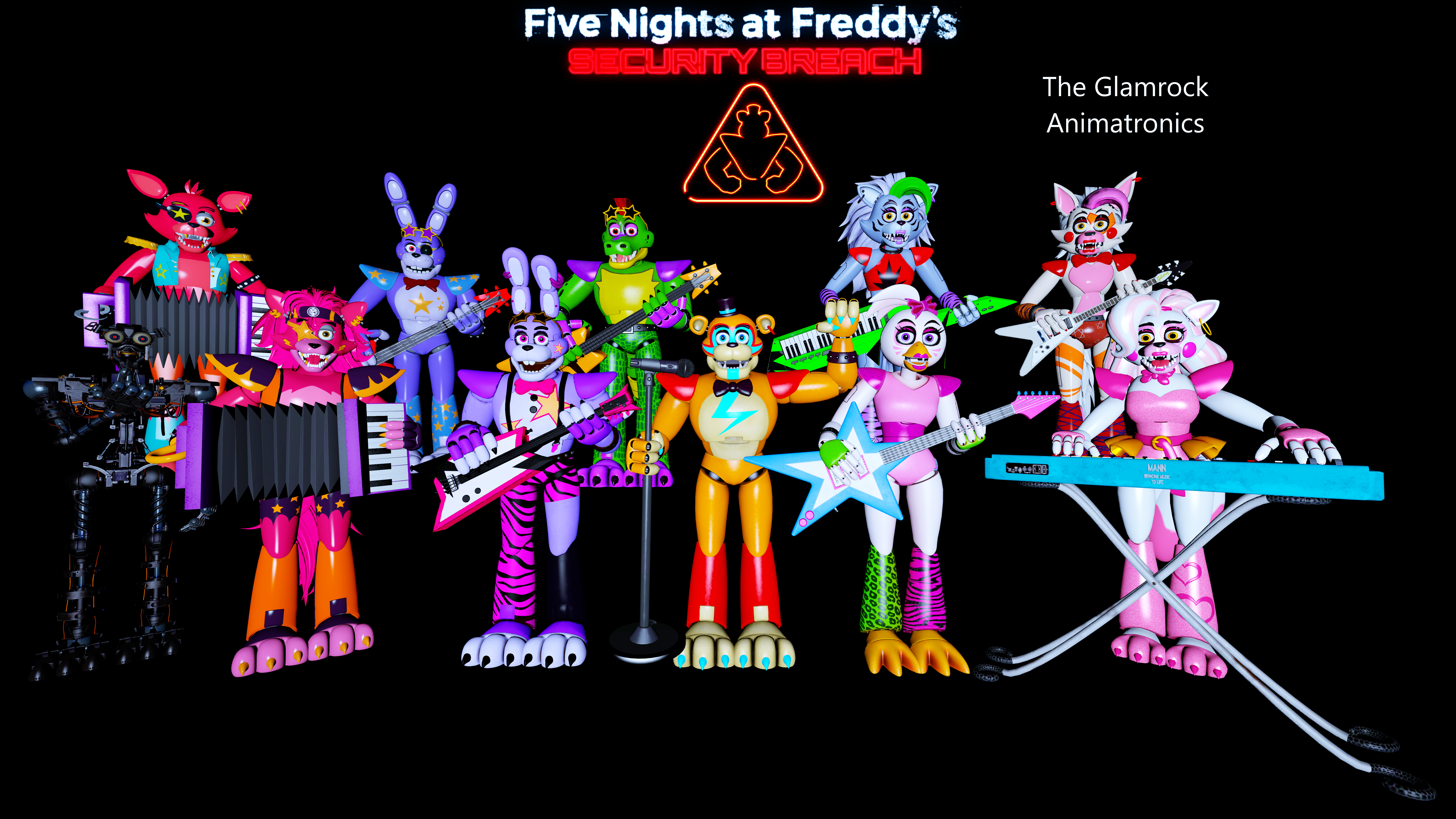 SFM FNAF SB The Glamrock Animatronics V4 by mauricio2006 on DeviantArt