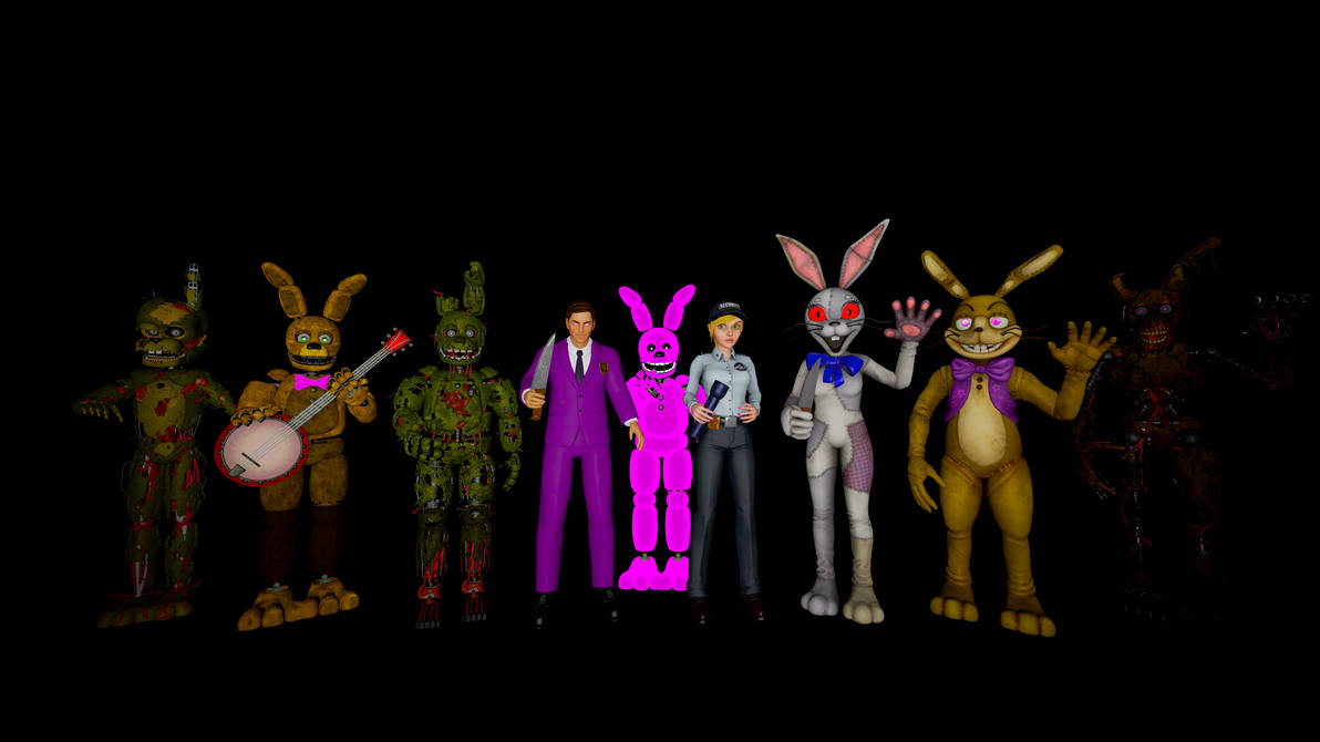 Fnaf Female Rabbit SFM FNAF The Killers Dressed As Rabbits V2 by mauricio2006 on DeviantArt