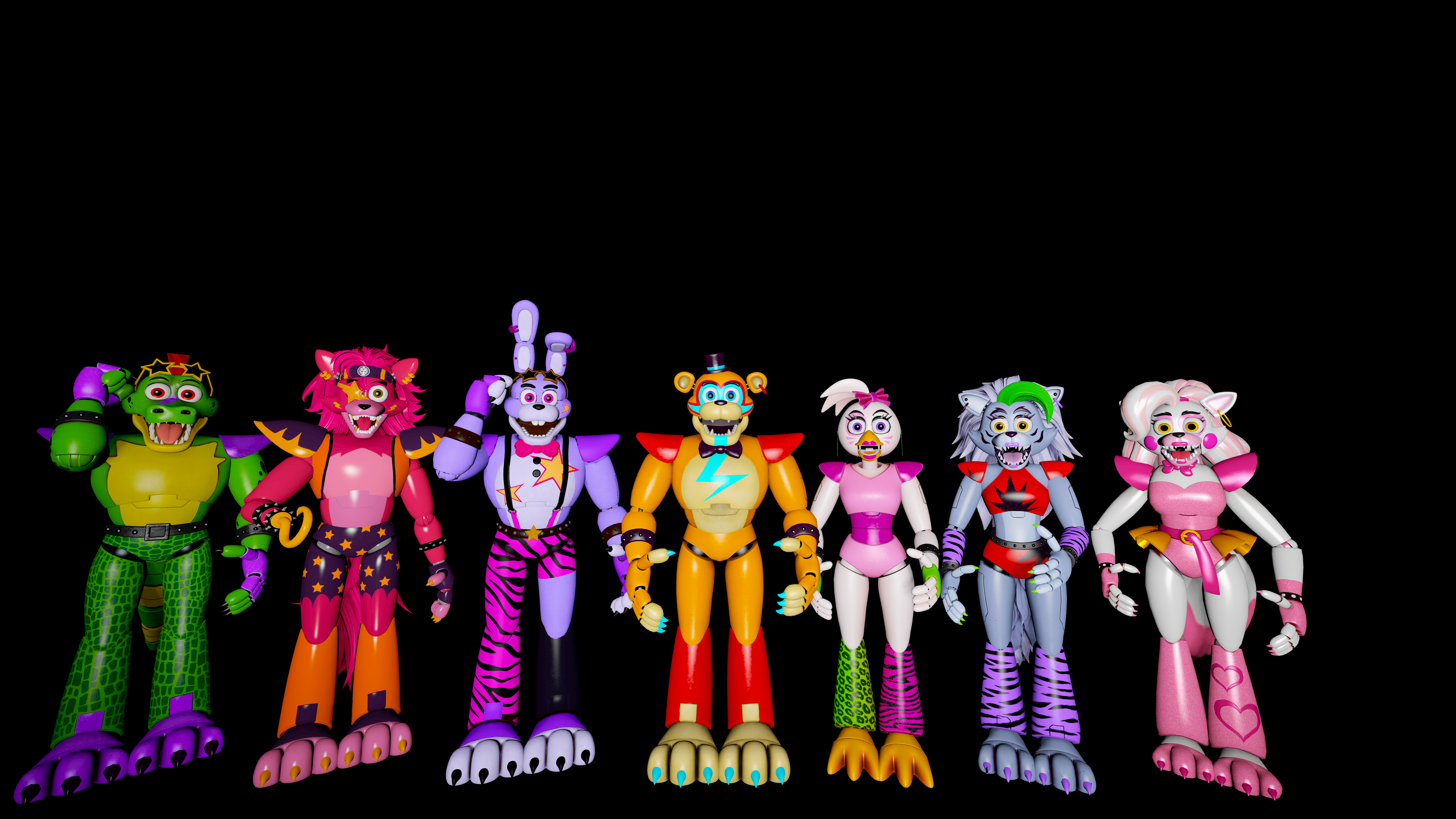 FNAF SB The Glamrock Animatronics Instruments V3 by mauricio2006 on  DeviantArt