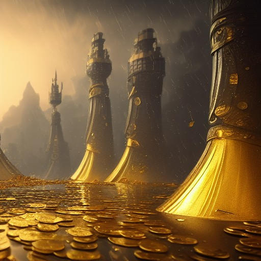 Raining gold coins by Rights21 on DeviantArt