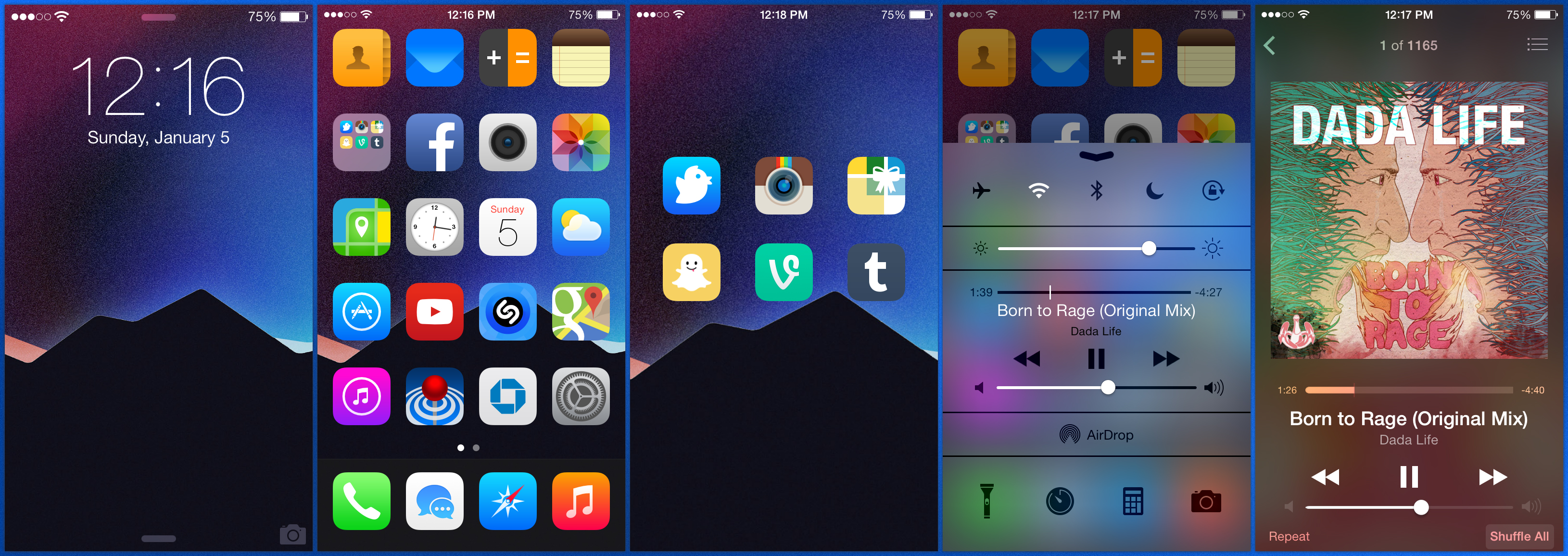 My First iOS 7/iPhone 5s Screenshot