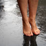 Feet and the rain