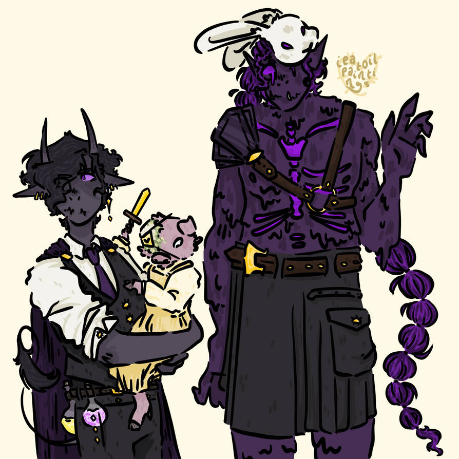 OCs Thales, Aether and Obitus - minecraft sona by ieatoilpaint on ...