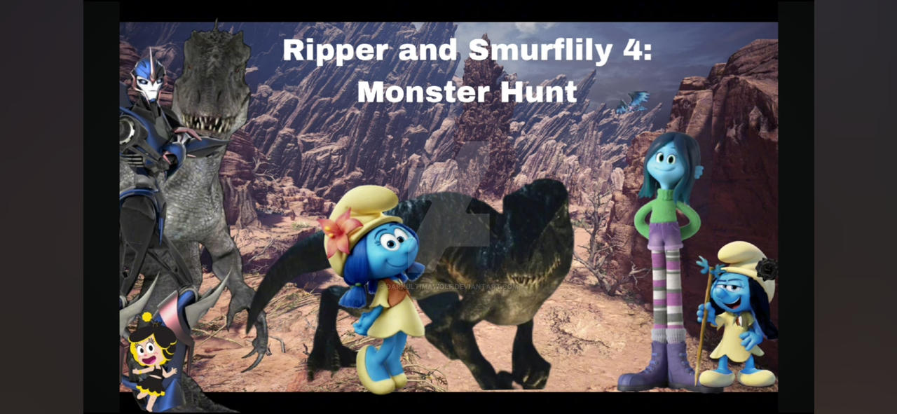 Lily Ripper Ripper And Smurflily 4:Monster Hunt Poster by DarkUltimaWolf on DeviantArt
