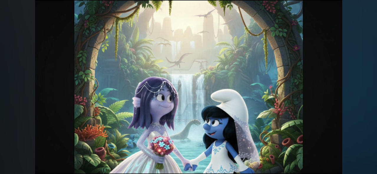 Smurf Reven Ripper Ruby Gillman And SmurfRaven Wedding #ChelBy by DarkUltimaWolf on DeviantArt